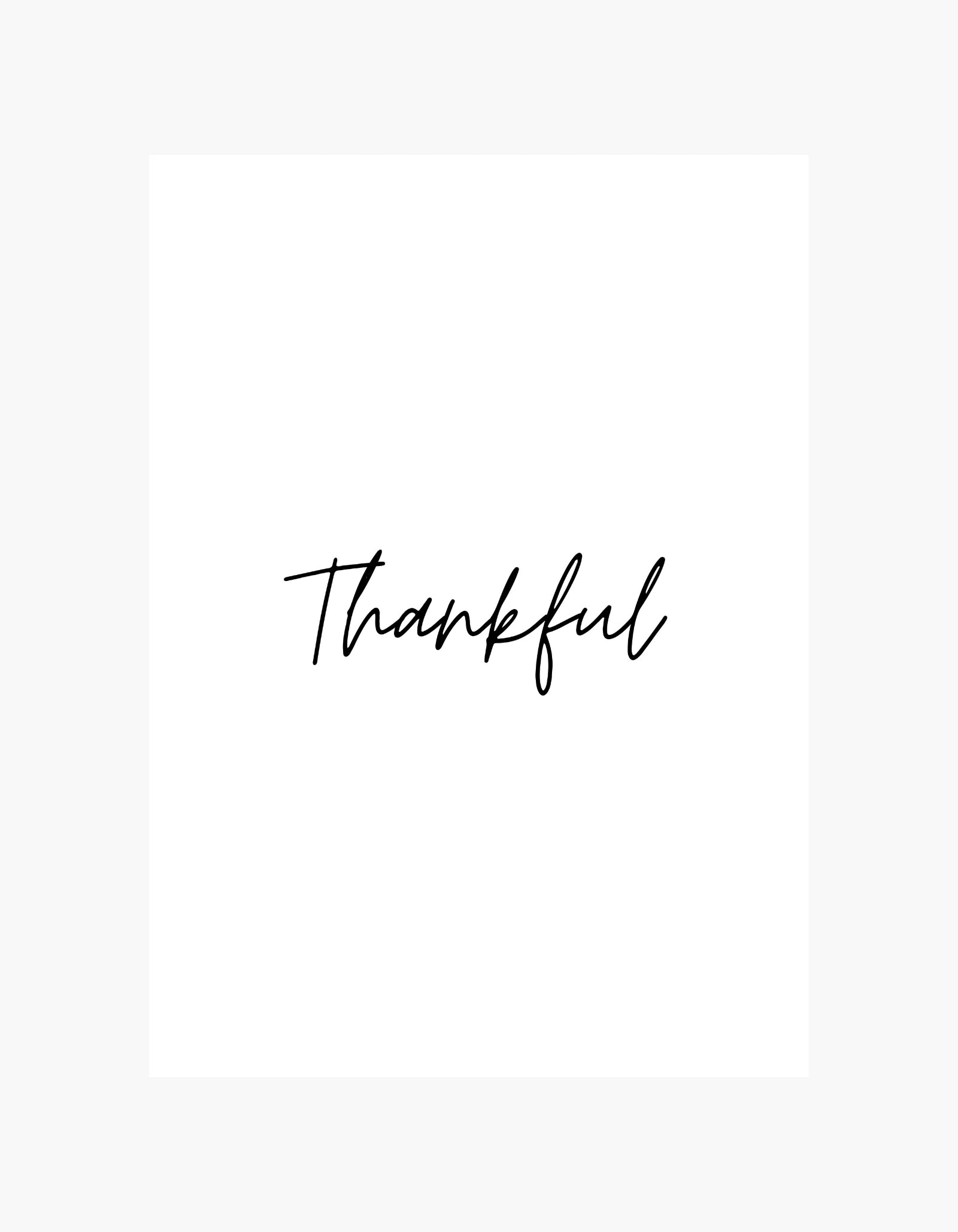 Thankful Poster