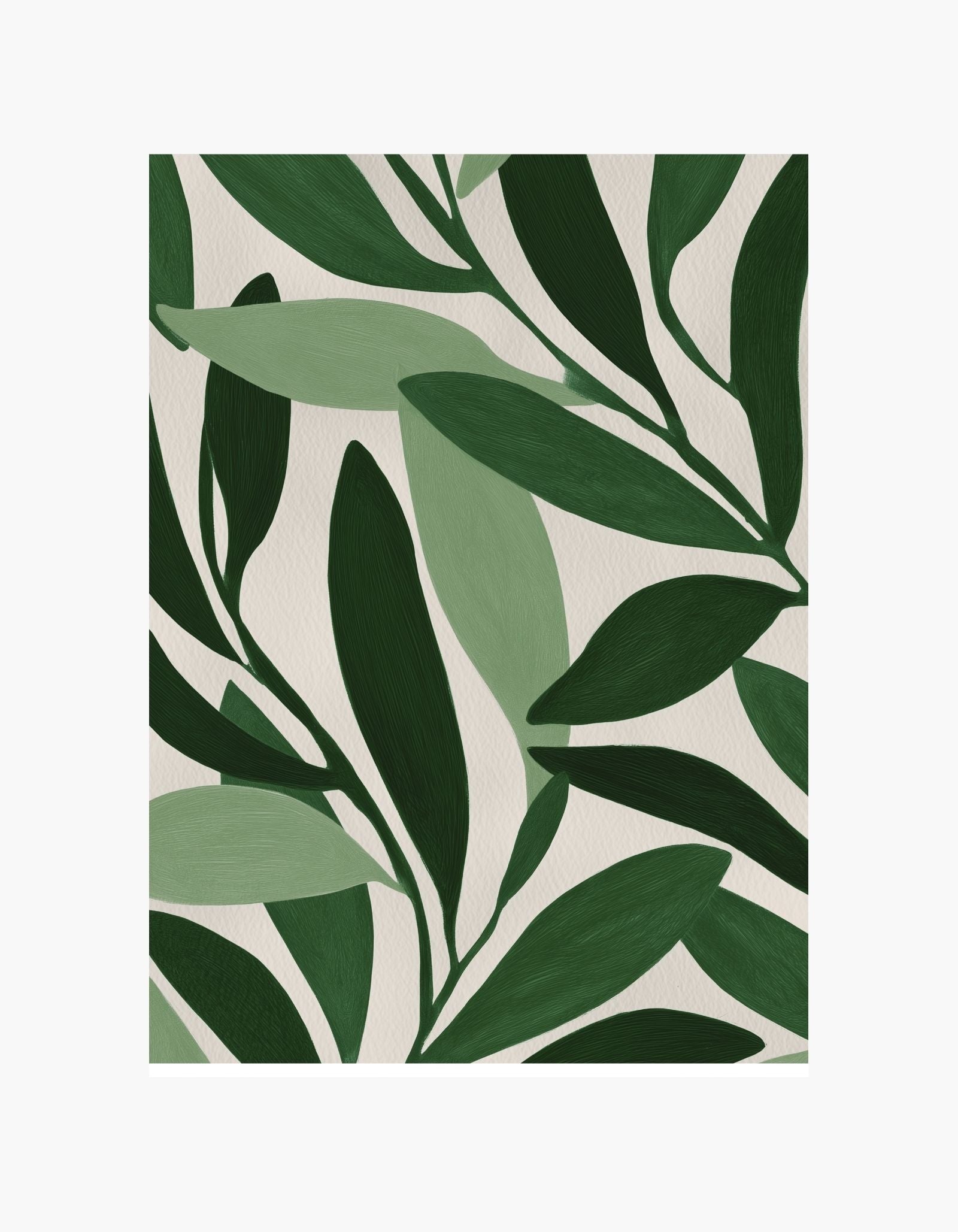 Green Leaves Poster