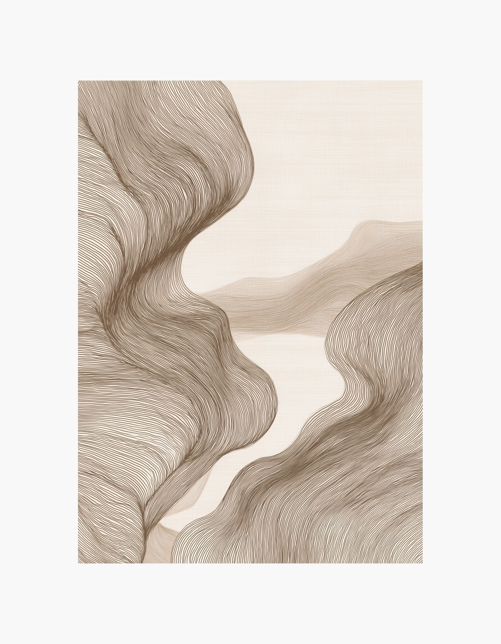 Organic Lines No.2 Poster