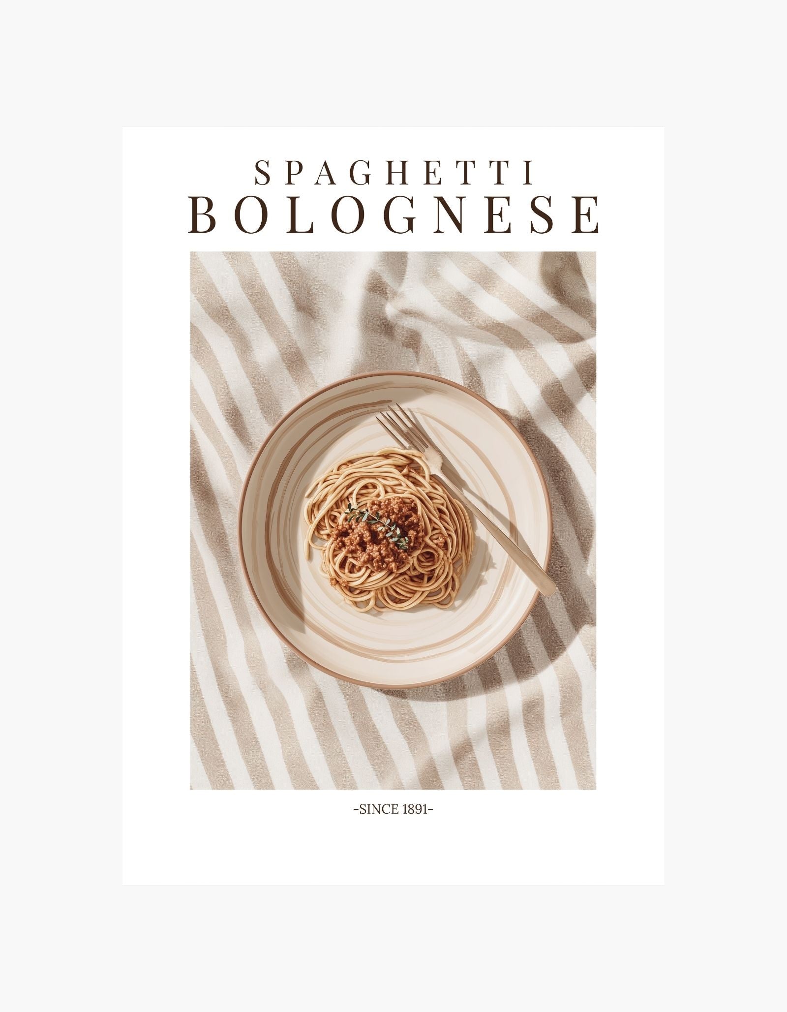 Spaghetti Bolognese Poster