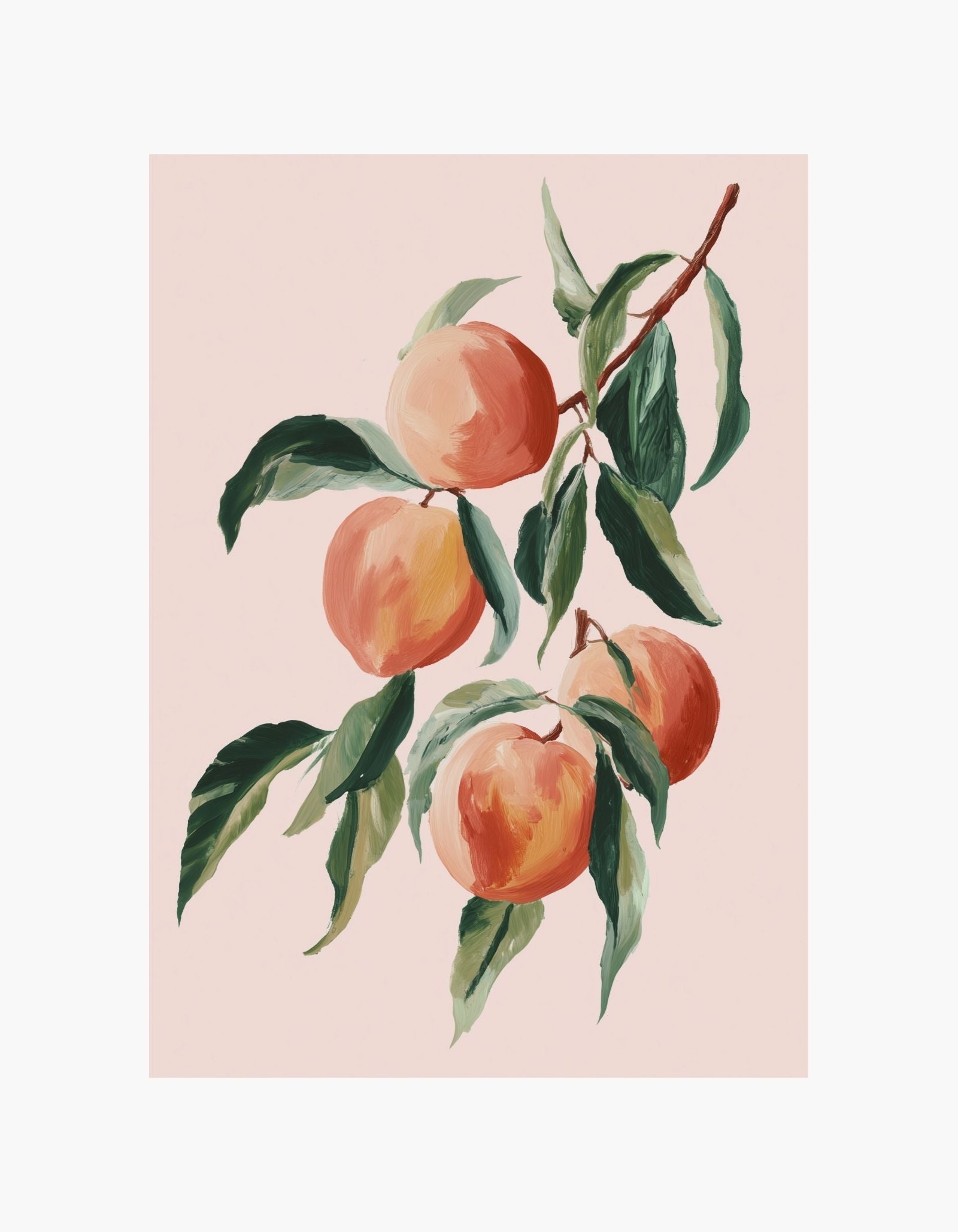 Peach Branch Poster