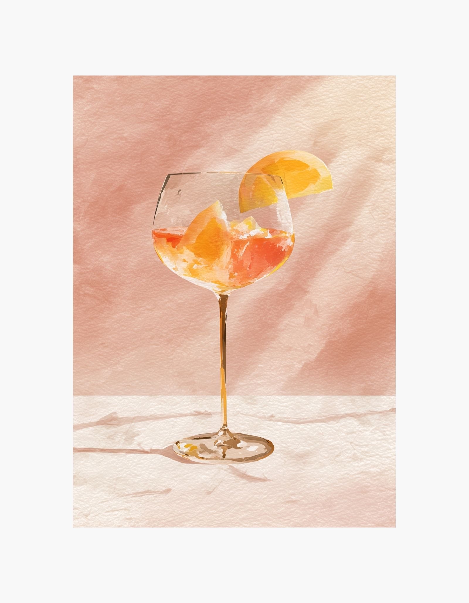Peach Spritz Poster