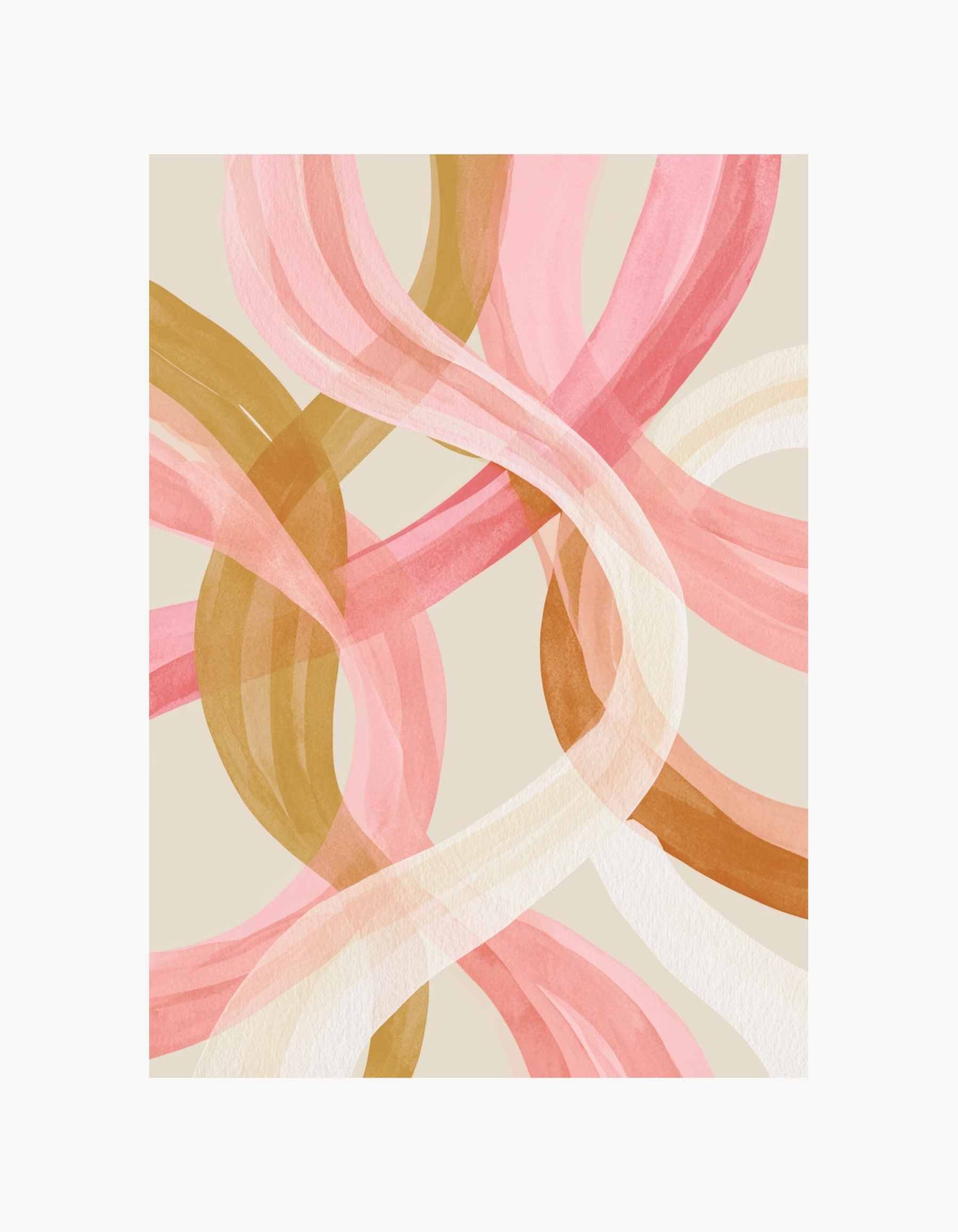 Peach Glow No.1 Poster