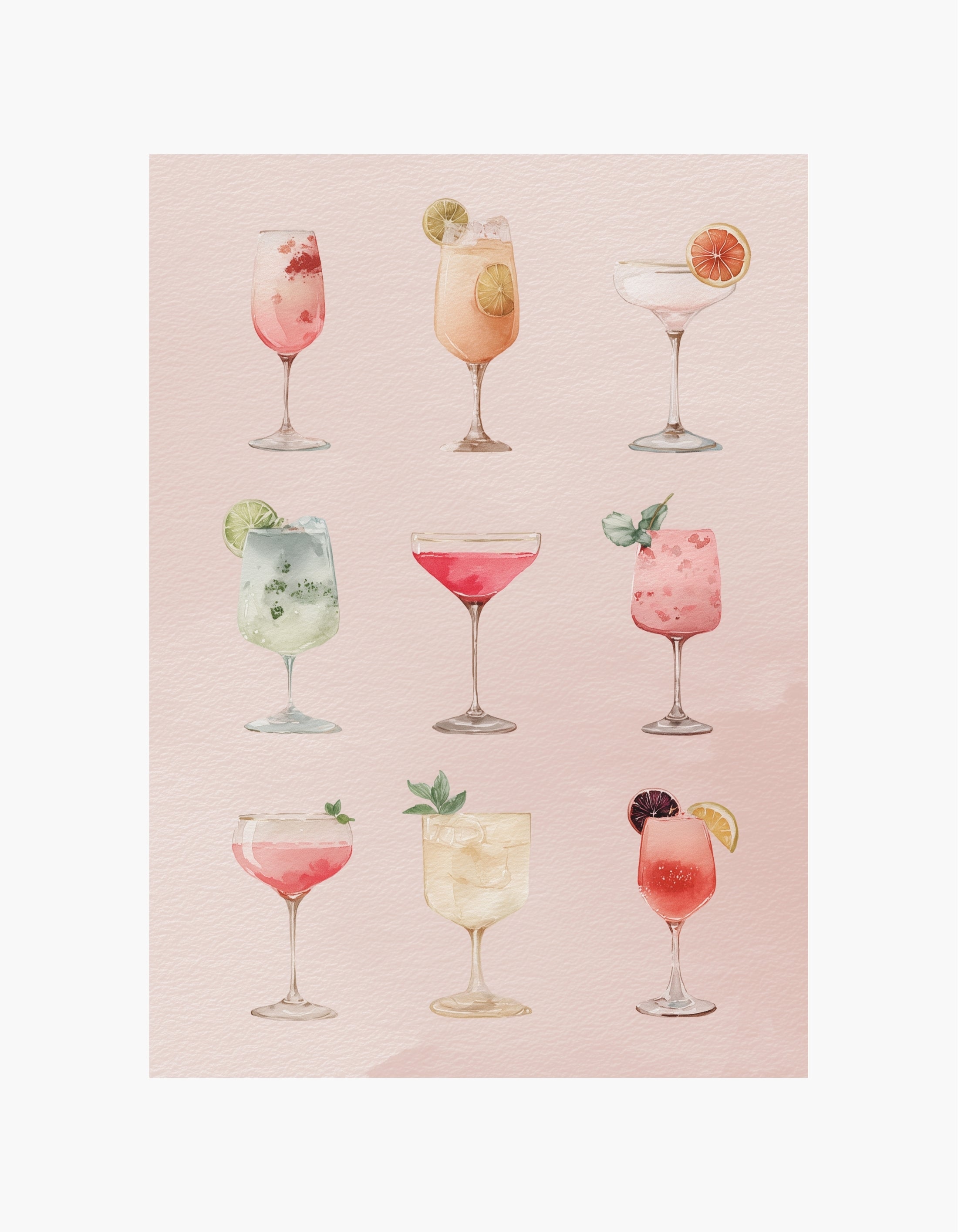 Cocktail Collection Poster