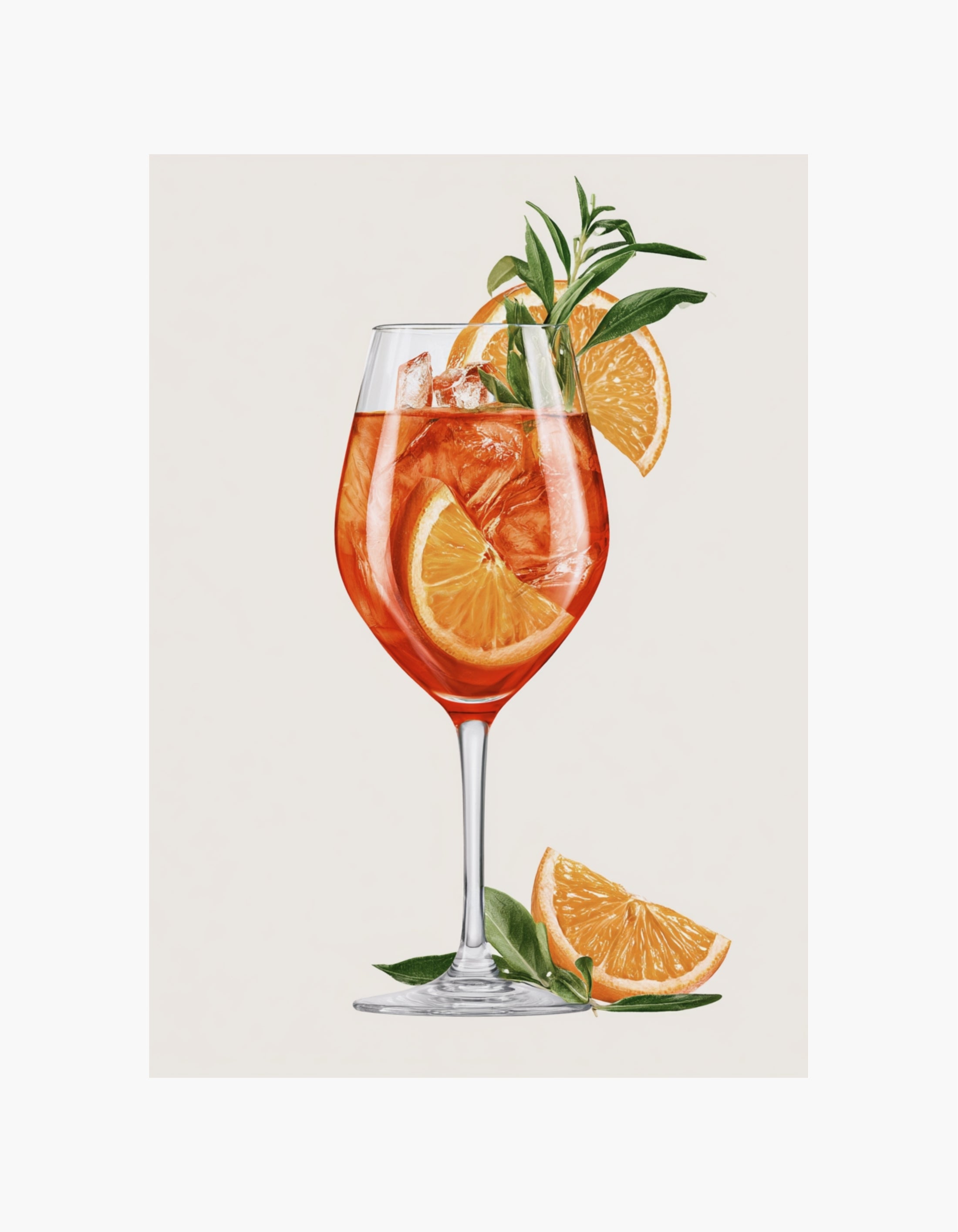 Orange Cocktail Poster