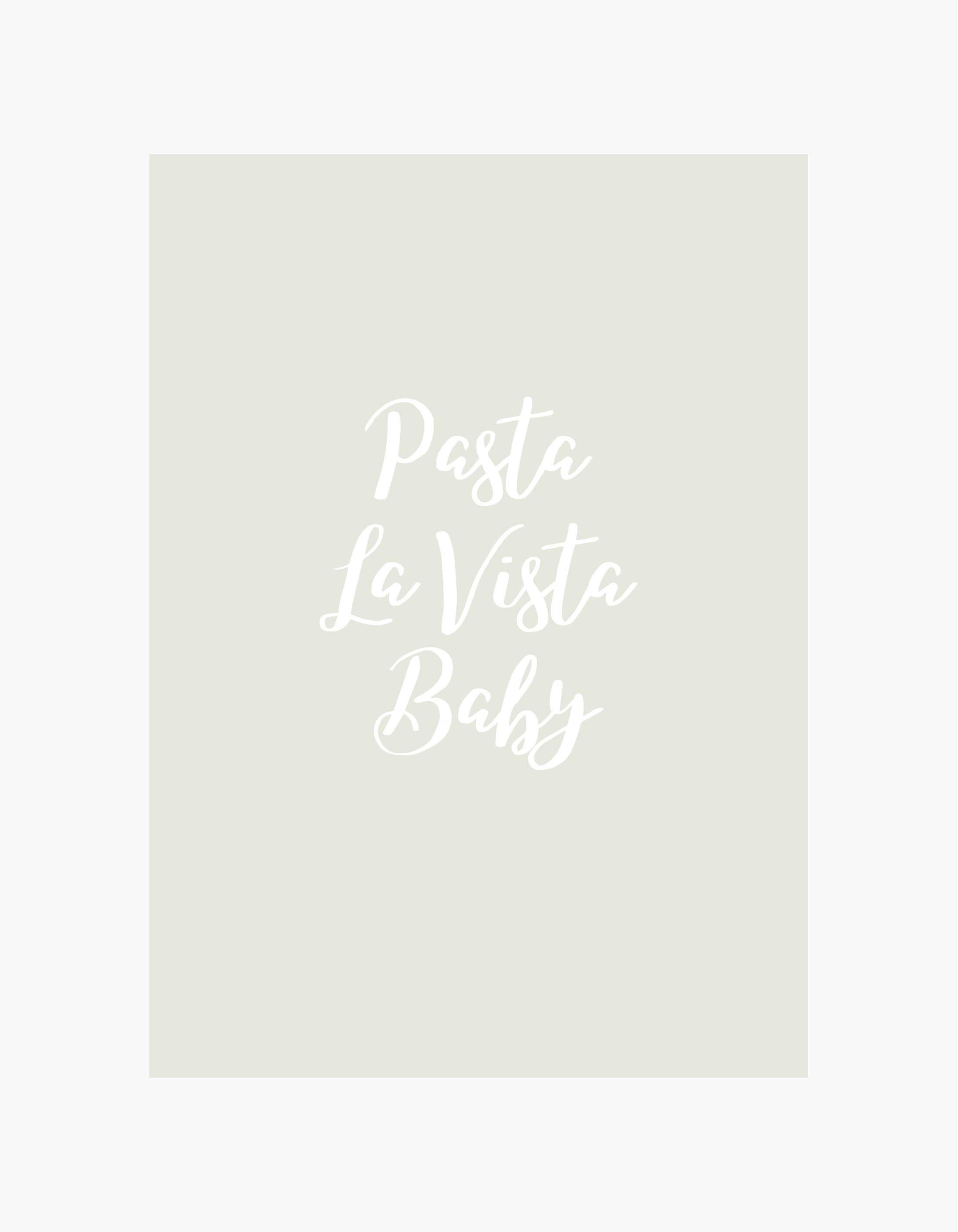Pasta La Vista Baby Poster