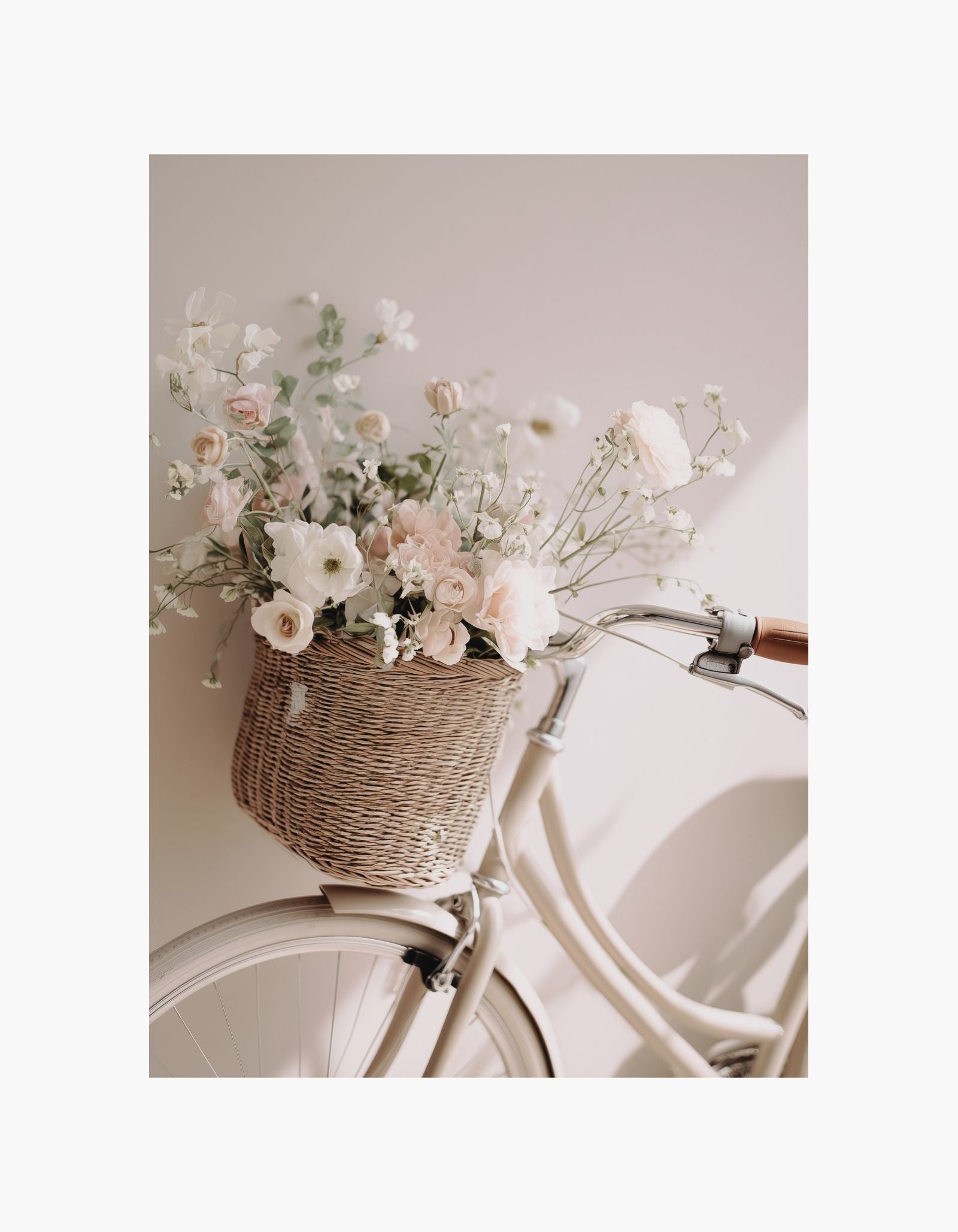 Flower Bicycle Poster