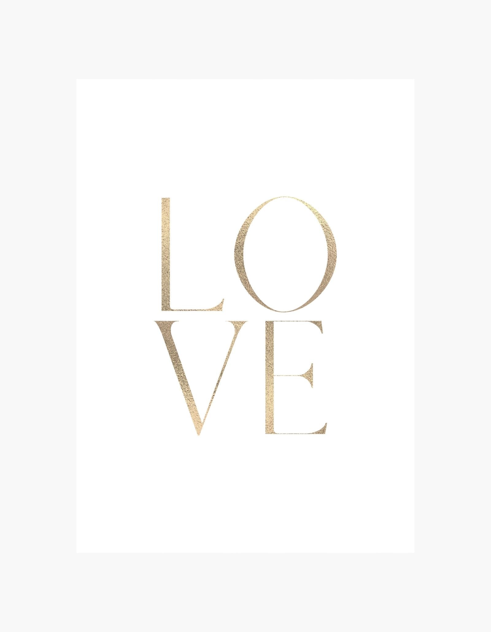 Love Gold Poster