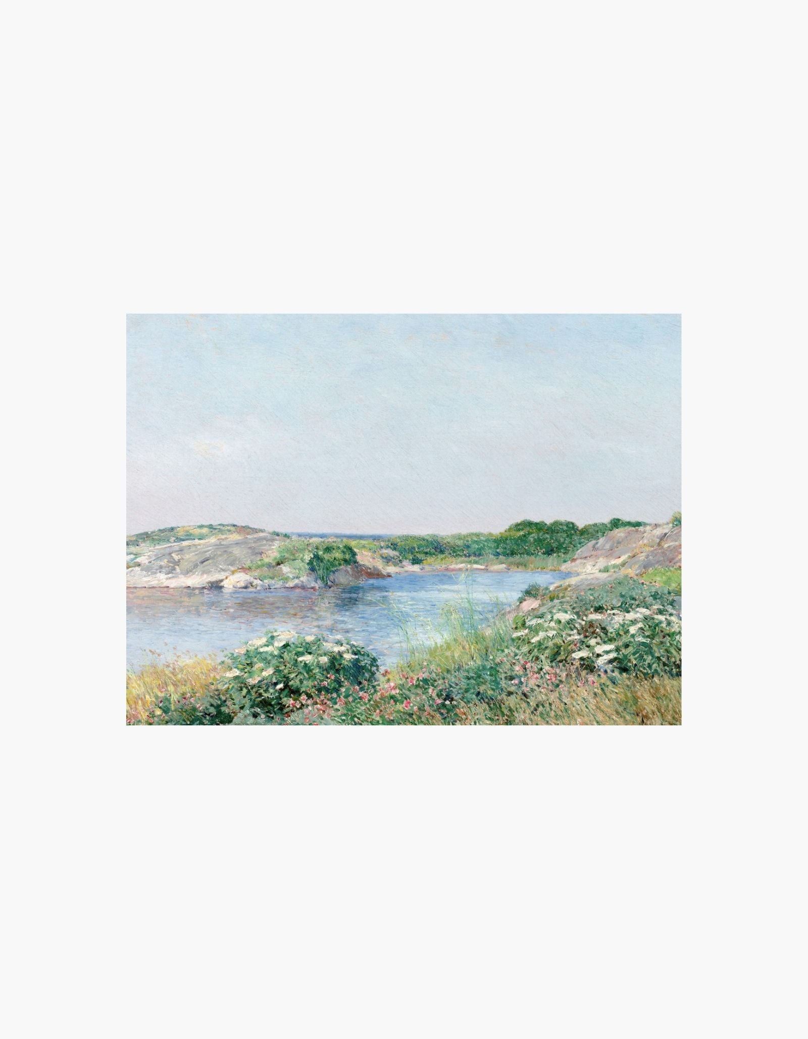 Frederick Childe Hassam The Little Pond Poster