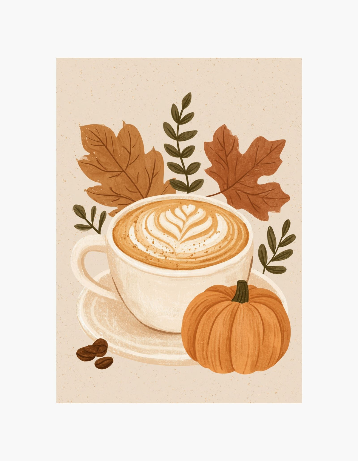 Pumpkin Latte Poster