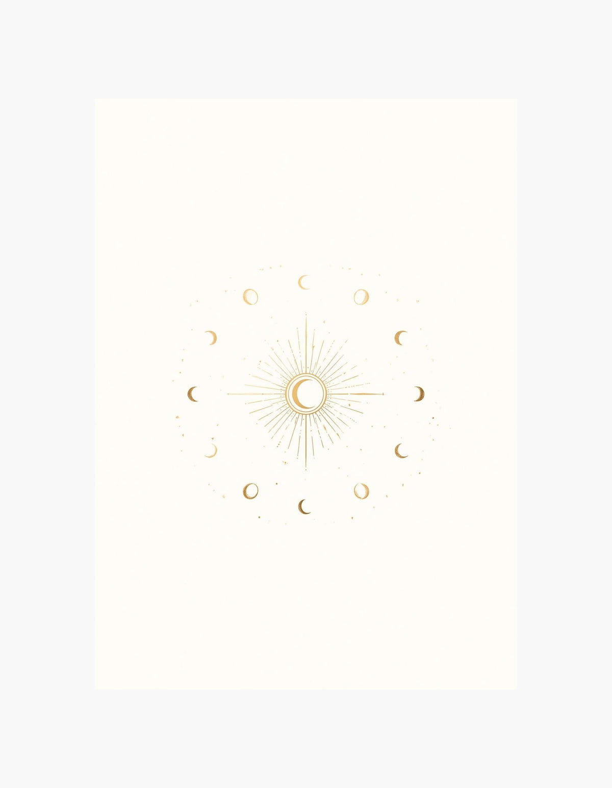 Lunar Circle Poster