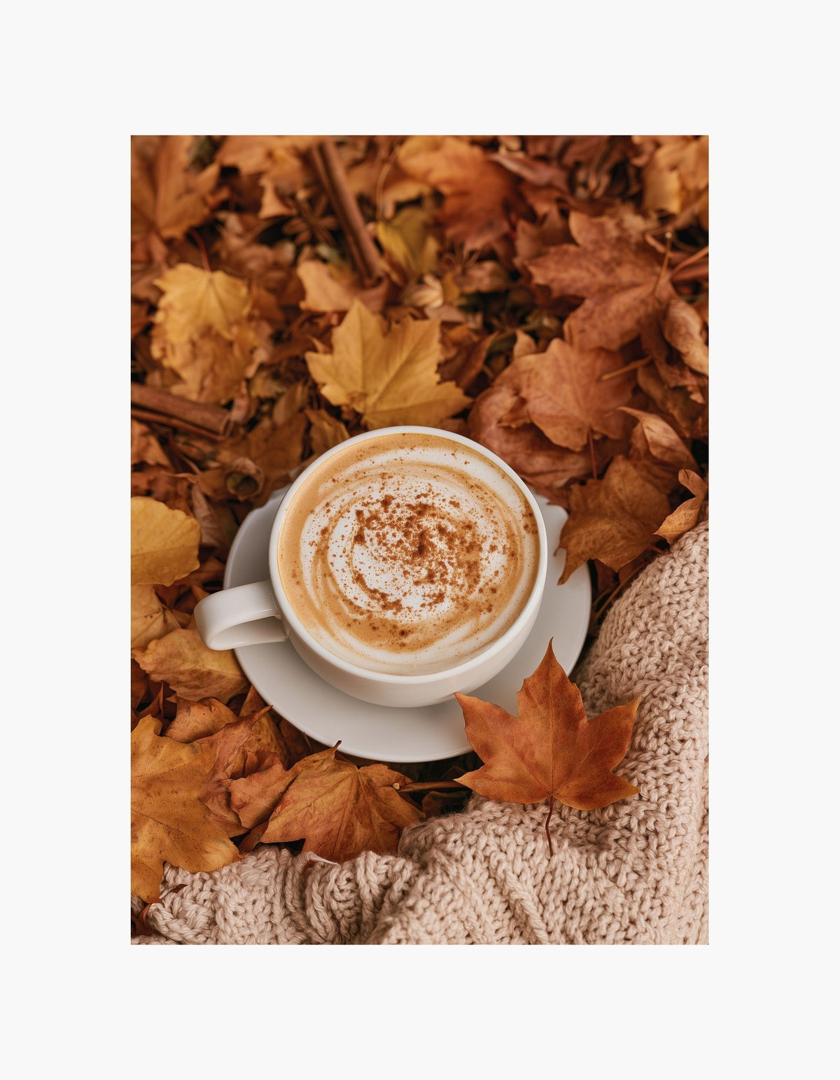 Autumn Latte Poster