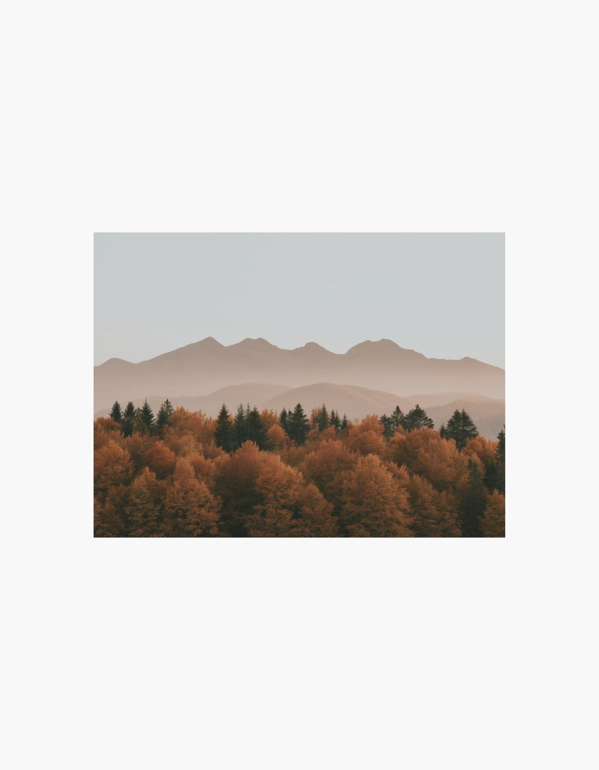 Autumn Mountains Poster