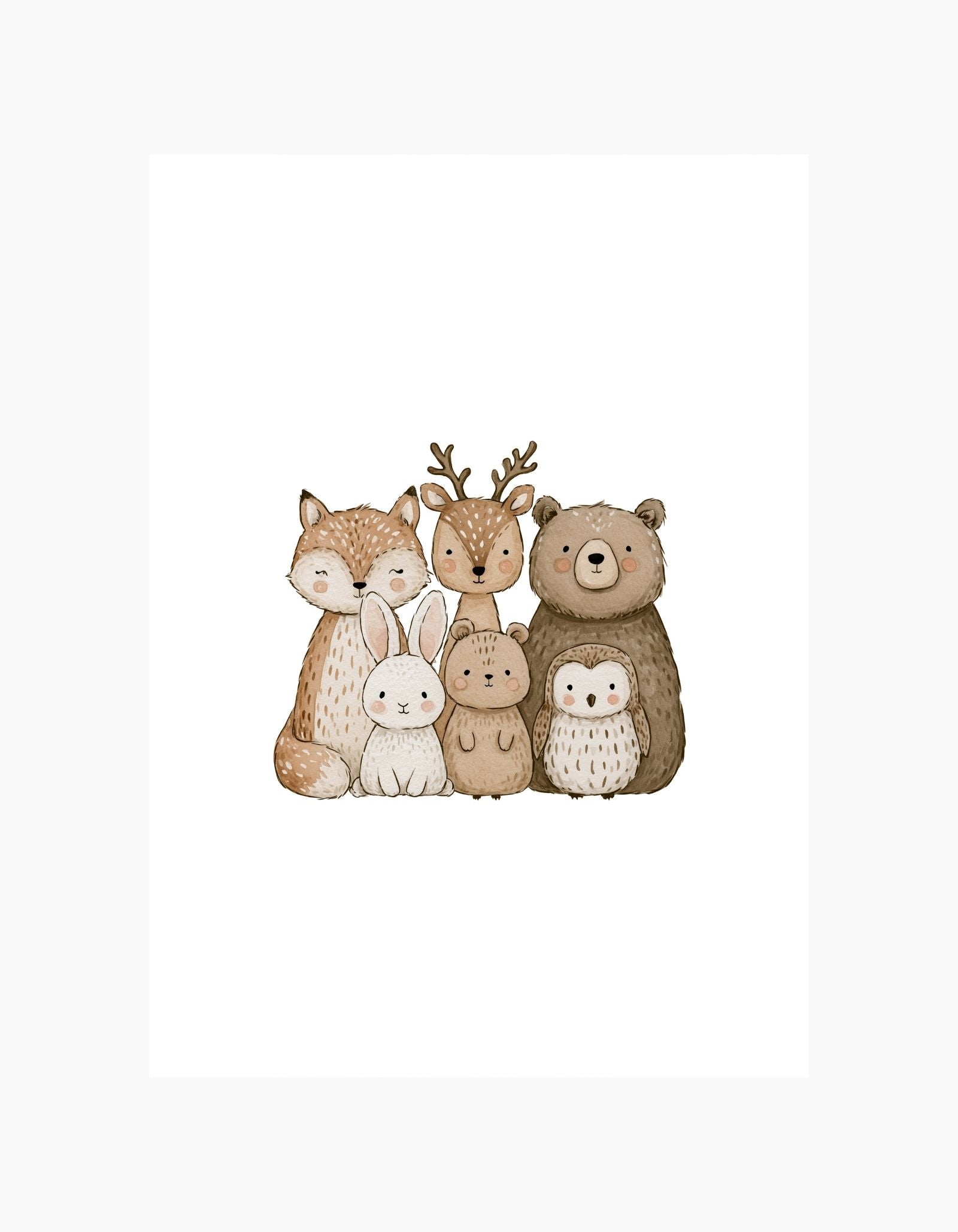 Forest Family Poster