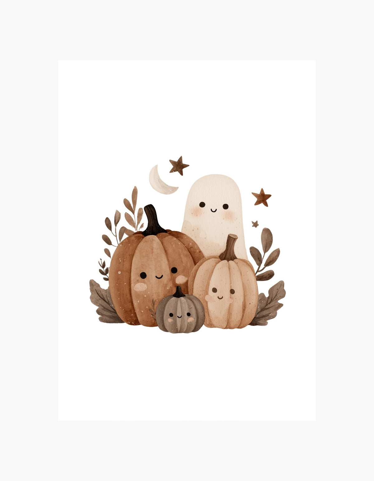 Pumpkin Friends Poster