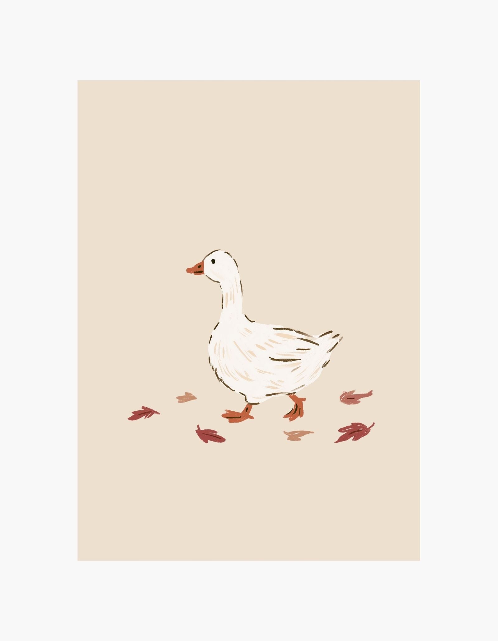 Autumn Goose Poster