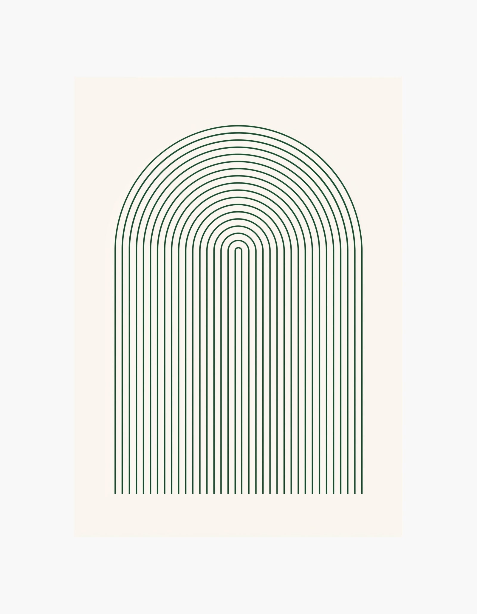 Green Arch Poster