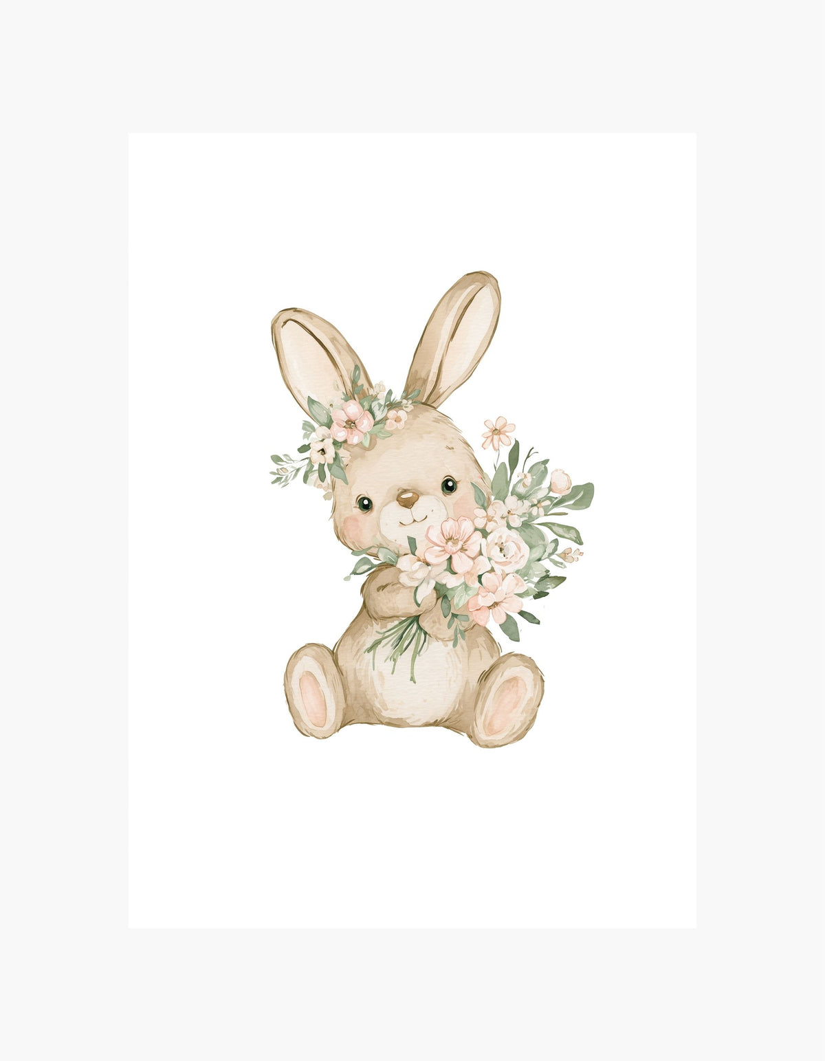 Blossom Bunny Poster
