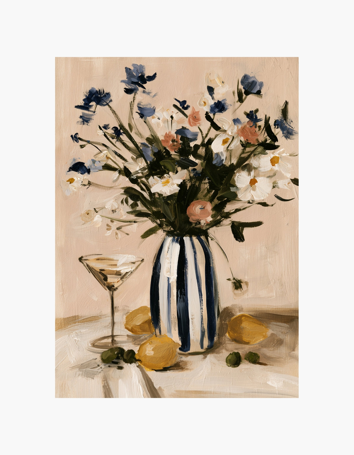 Floral Aperitif Poster