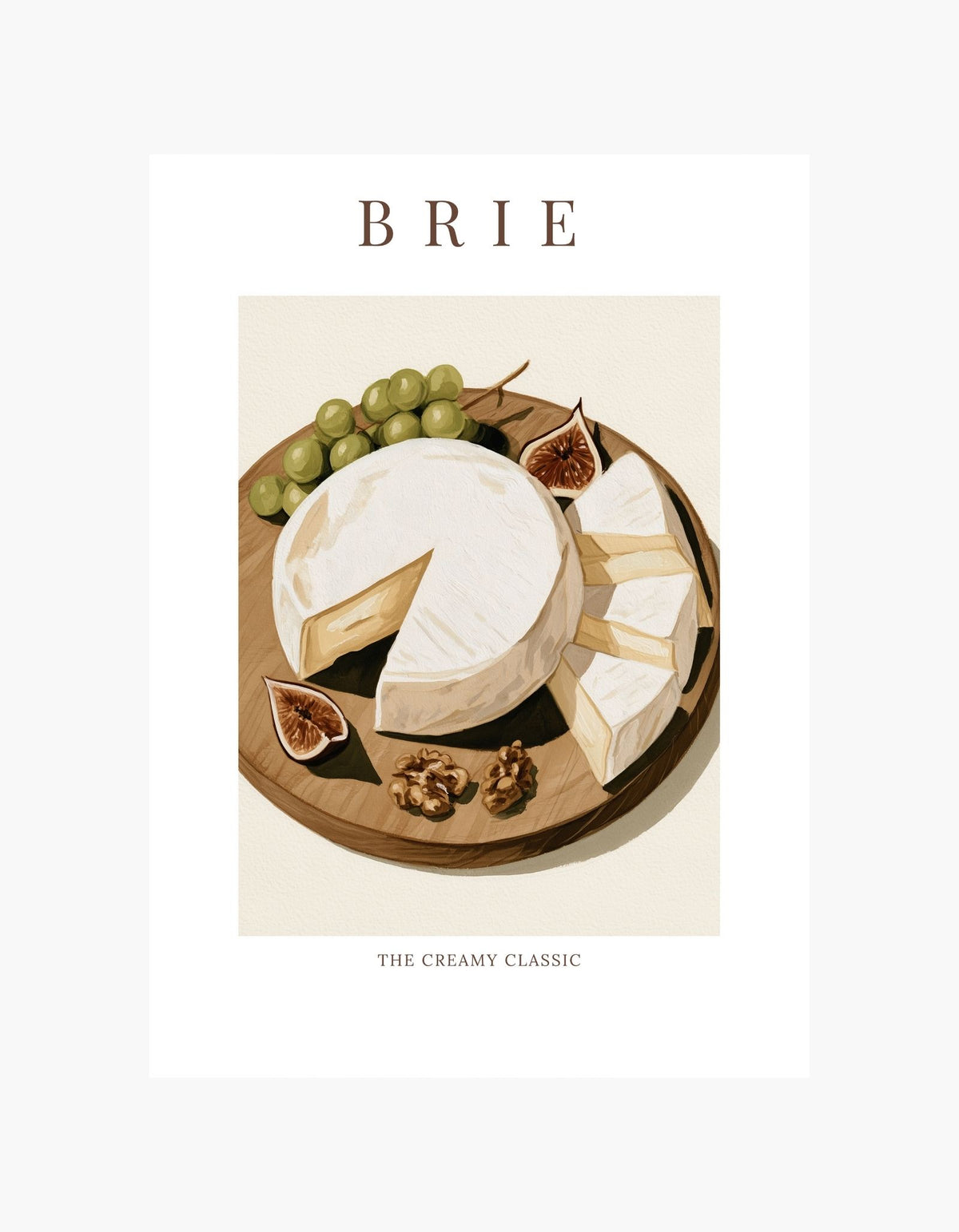 Brie Cheese Poster
