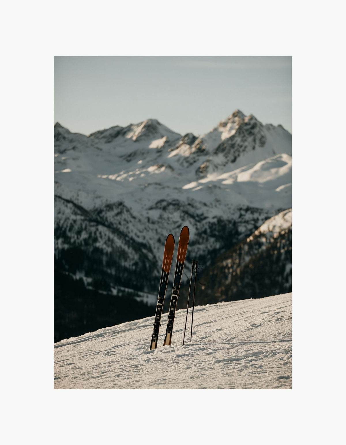 Alpine Ski Poster