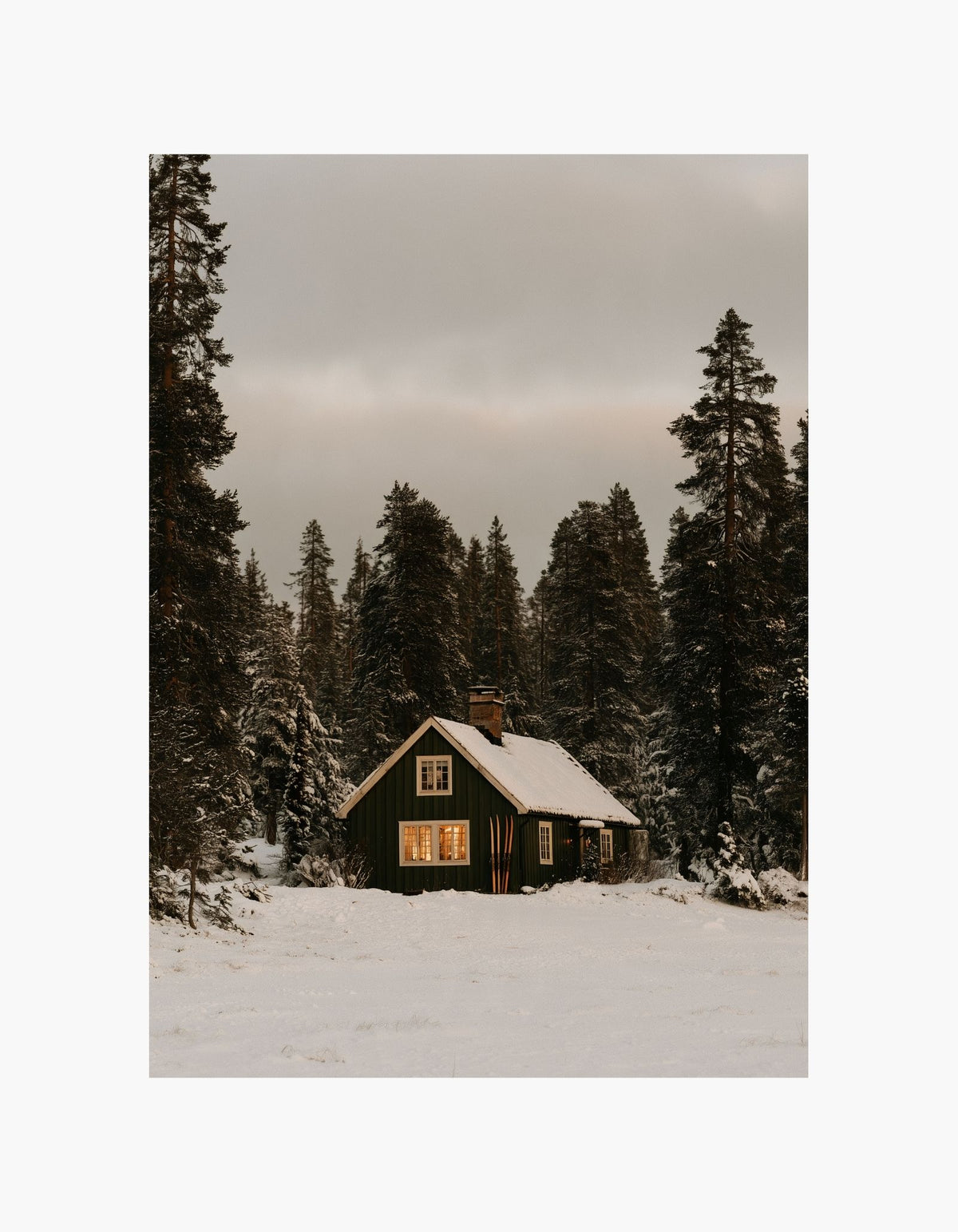 Winter Cabin Poster
