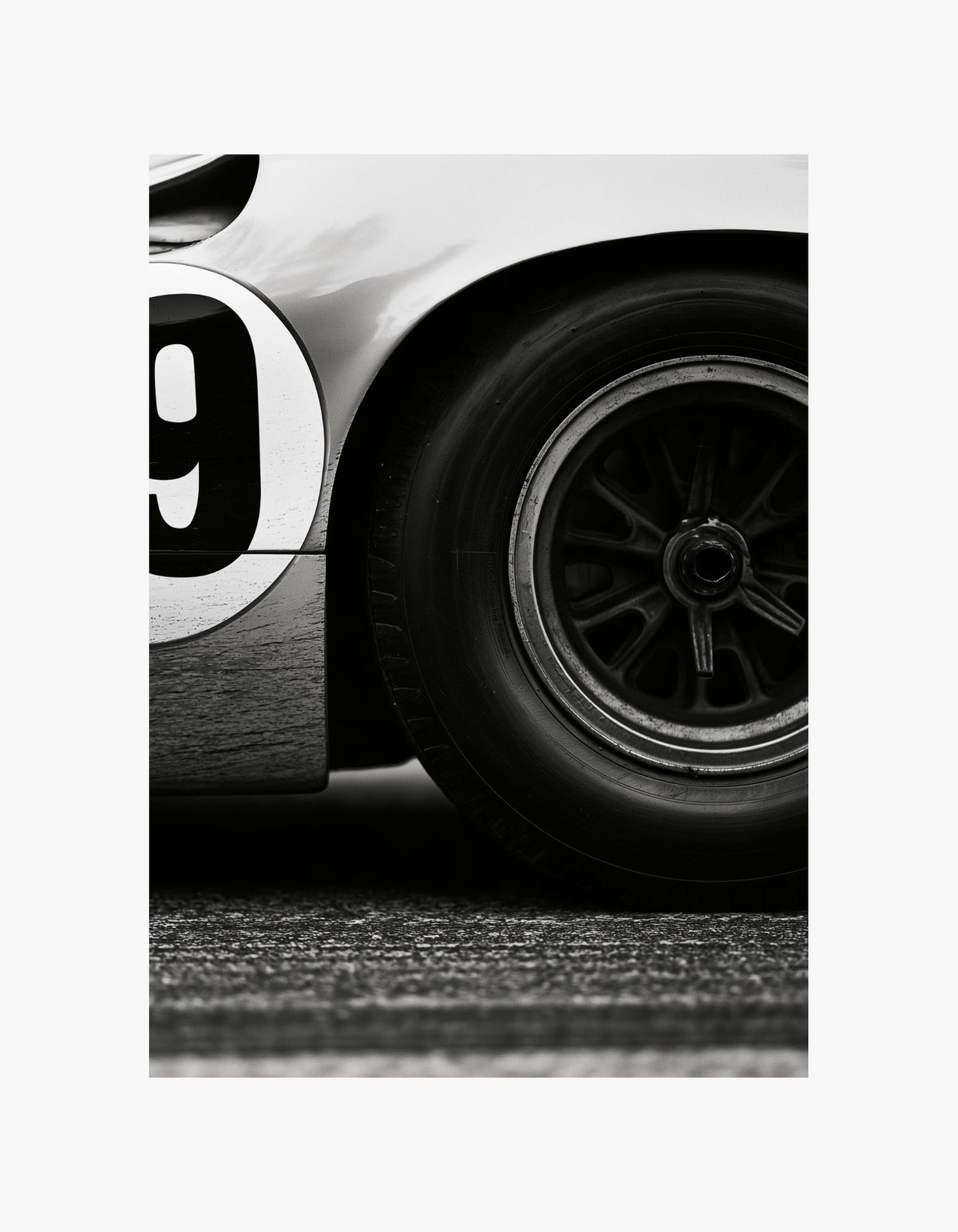 Racing No. 9 Poster