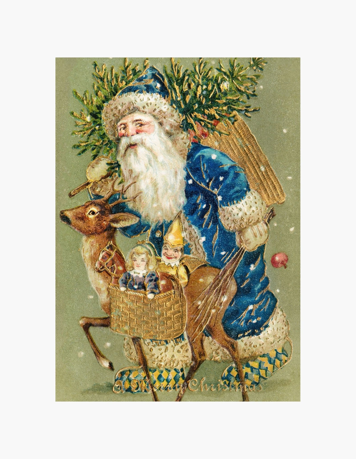 Vintage Santa Claus Poster