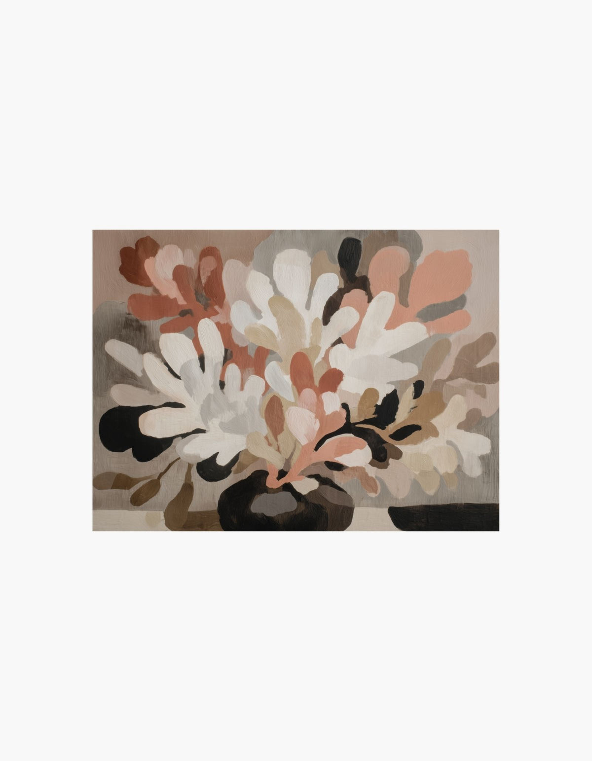 Rustic Abstract Bouquet Poster