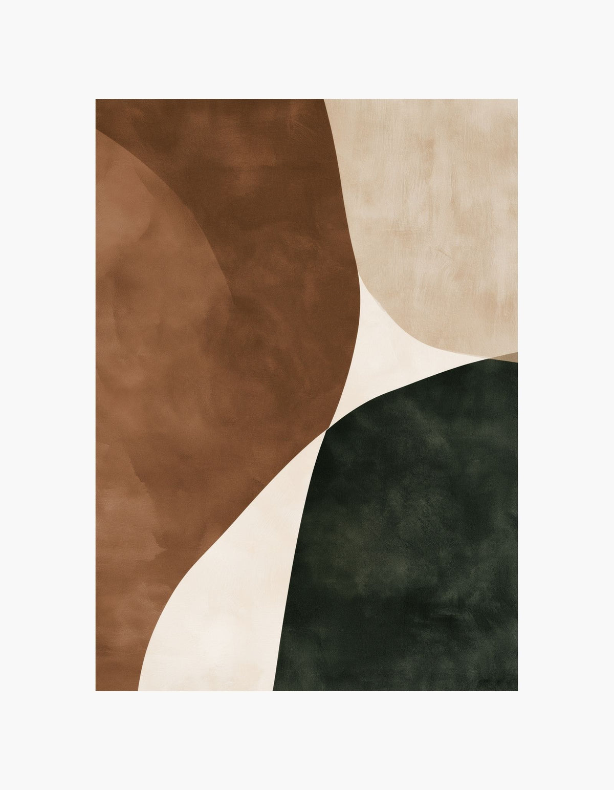 Earthy Forms Poster