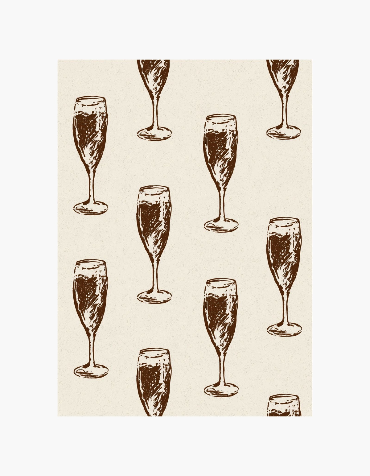 Champagne Glasses Poster