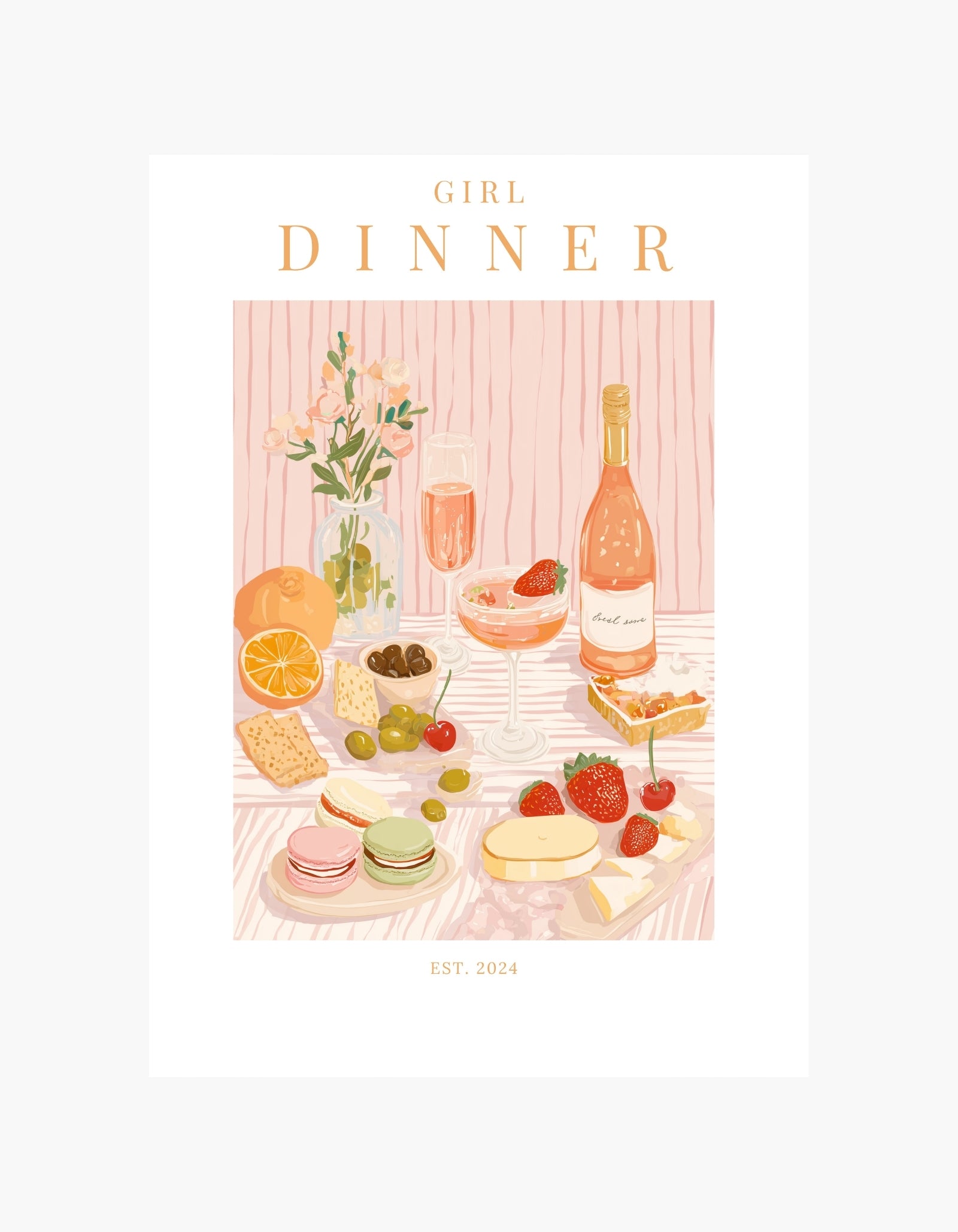 Girl Dinner Poster