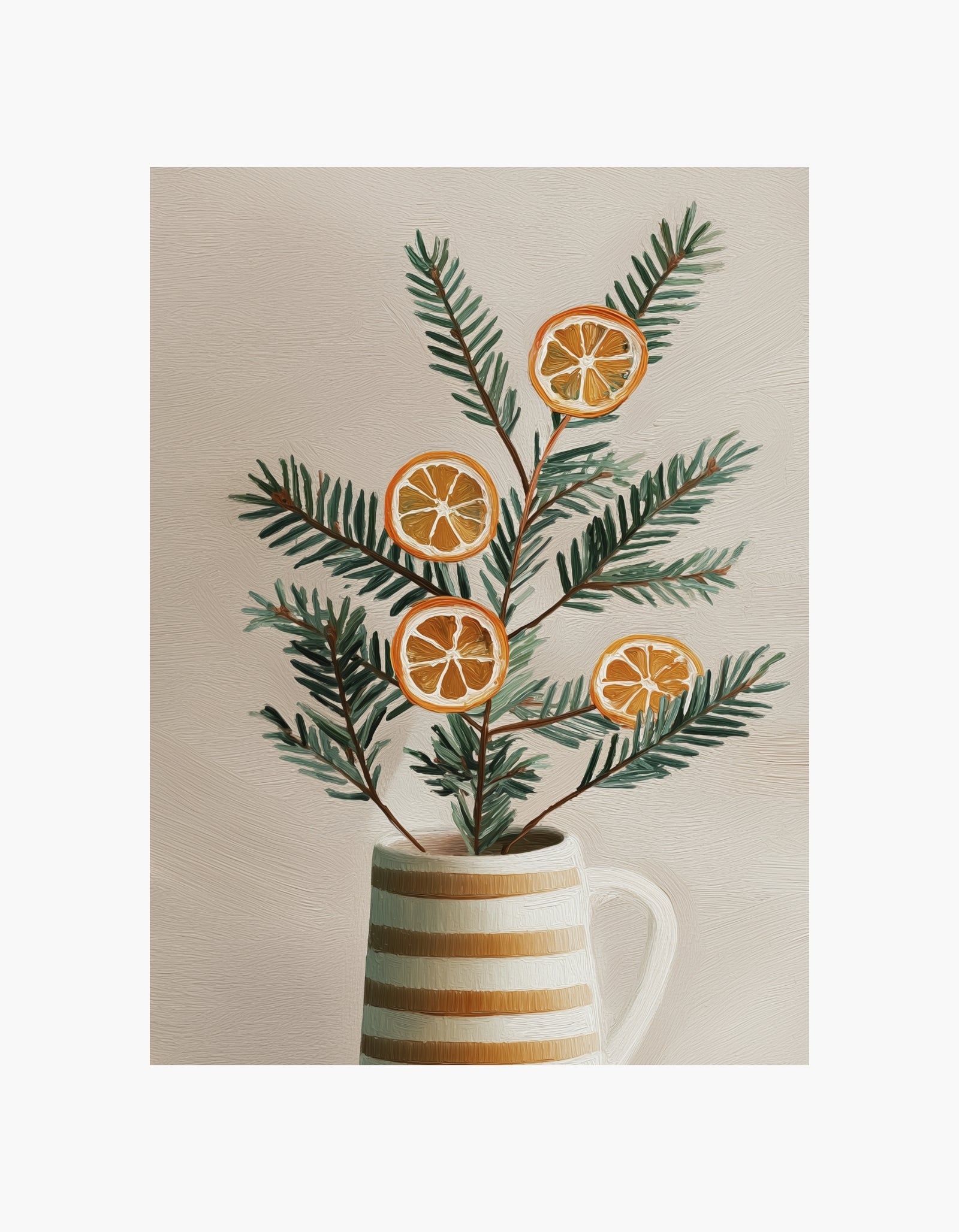 Citrus Pine Arrangement Poster