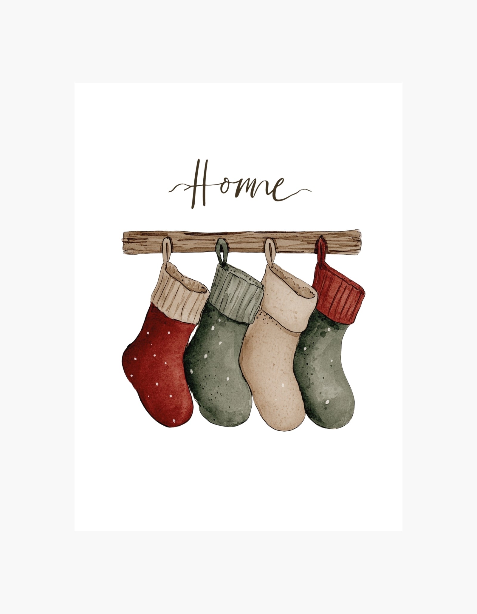 Christmas Stockings Home Poster