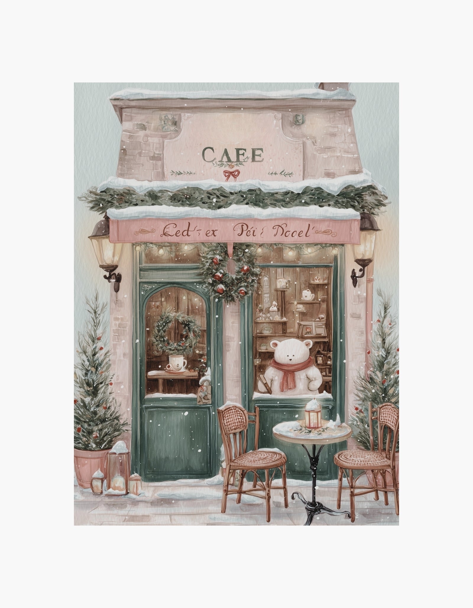 Winter Café Poster