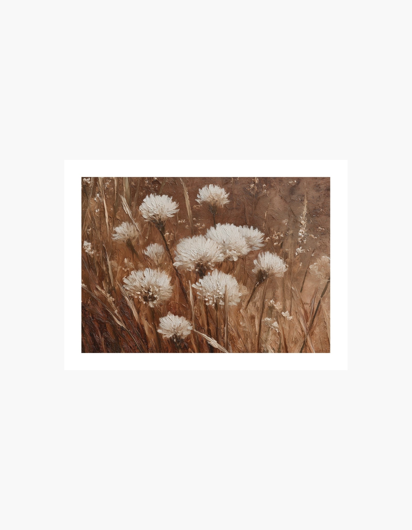 Soft Meadow Flowers Poster