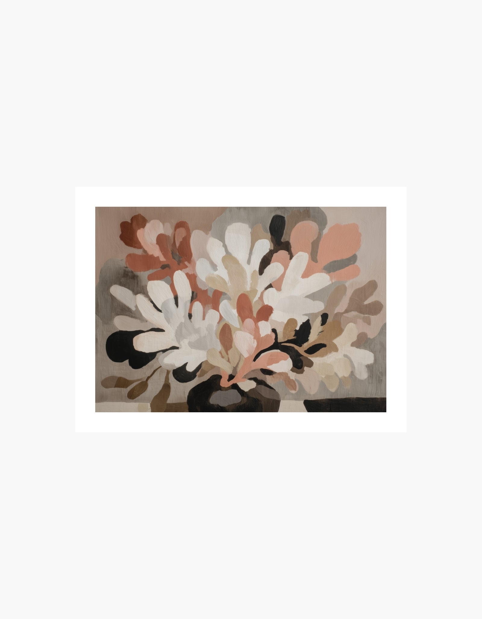 Rustic Abstract Bouquet Poster
