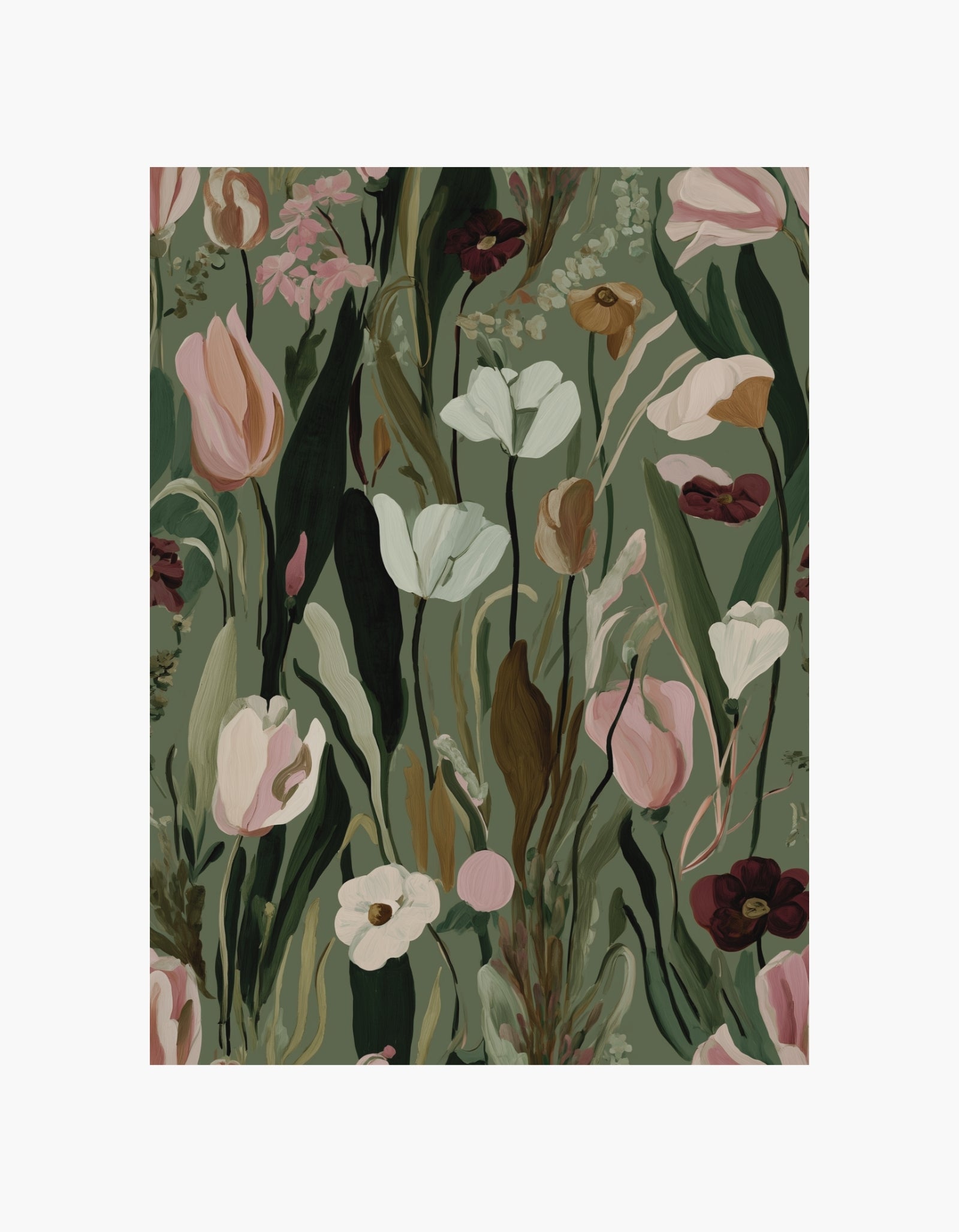 Wild Garden Floral Poster