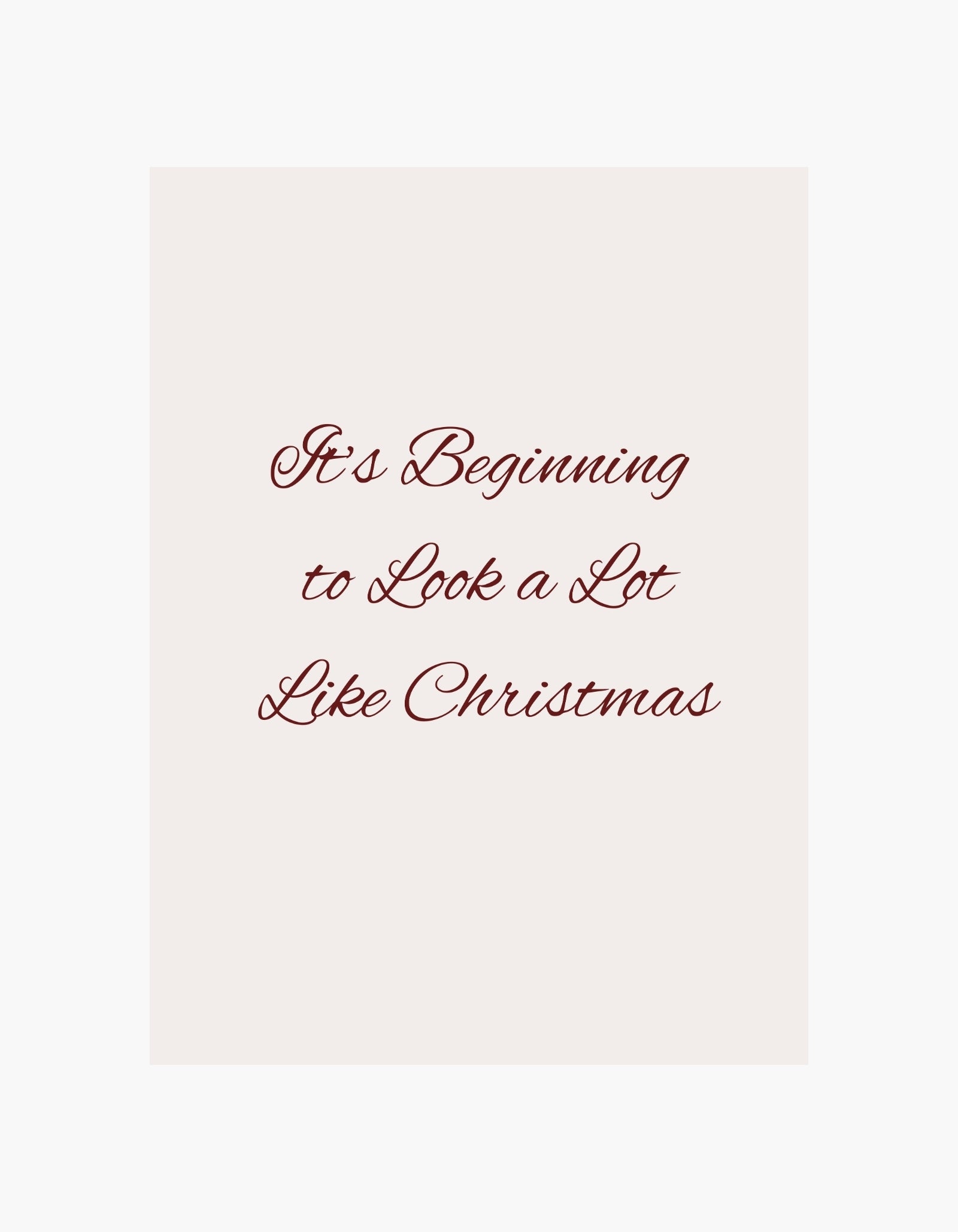 Look a Lot Like Christmas Poster