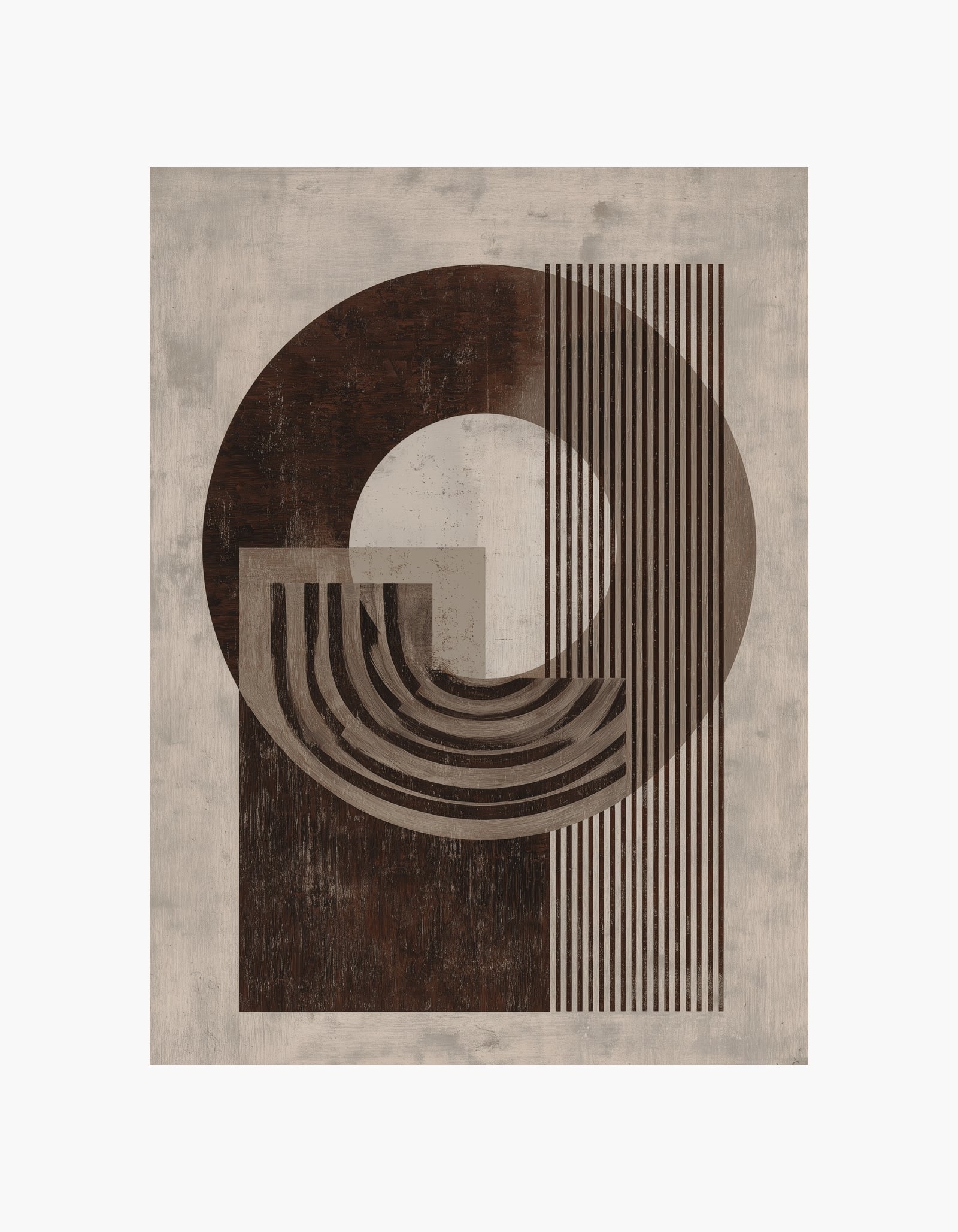 Abstract Geometry Poster