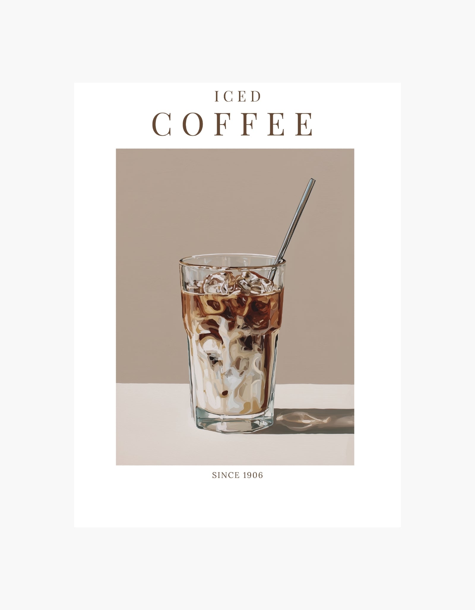 Iced Coffee Poster