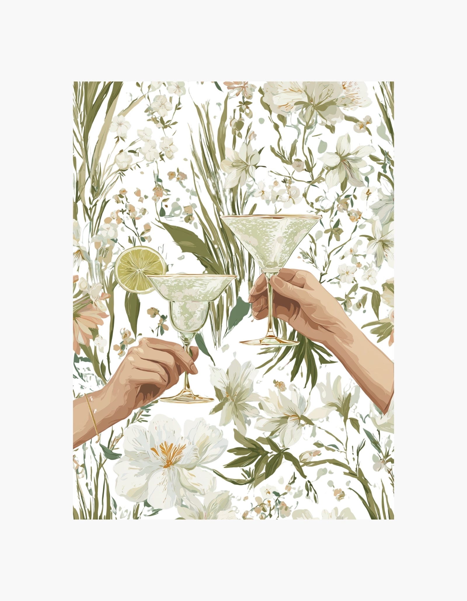 Floral Cheers Poster