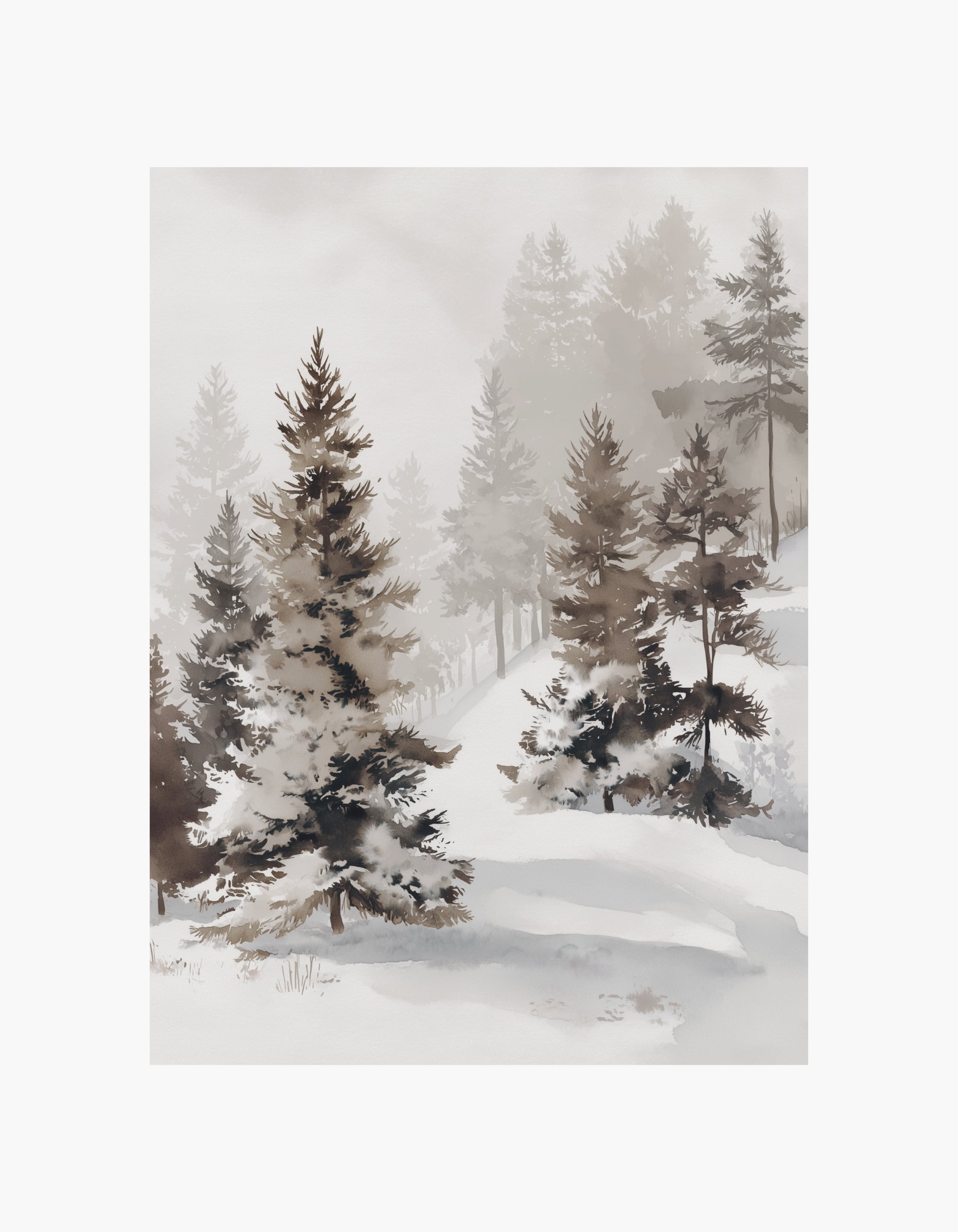 Winter Forest Poster