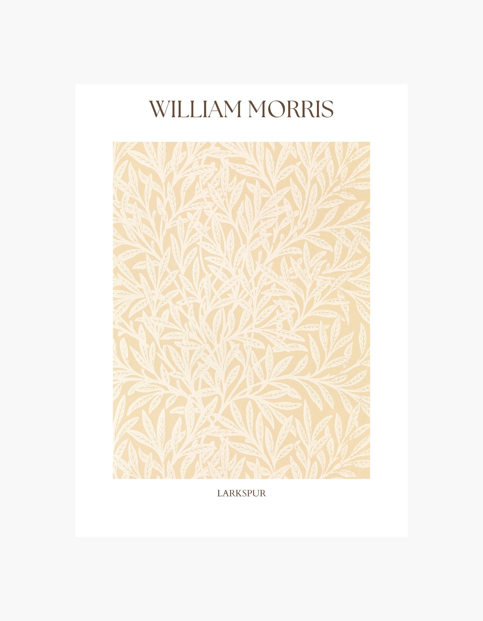 William Morris Larkspur Poster