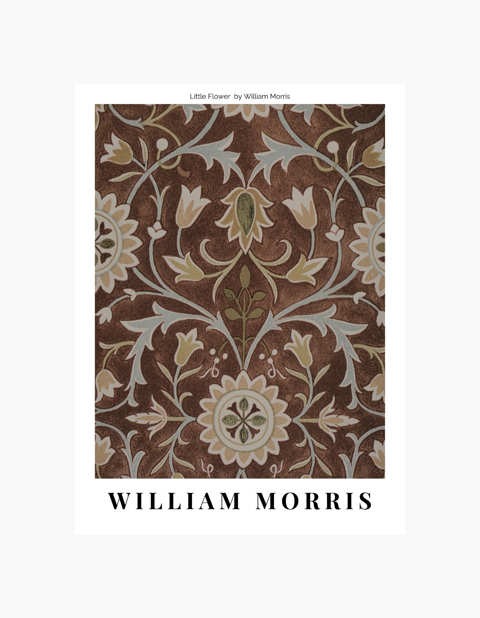 William Morris Little Flower Poster