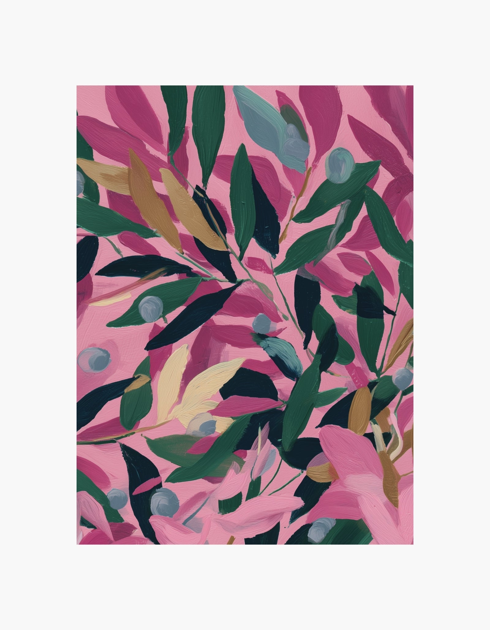 Pink Garden Poster
