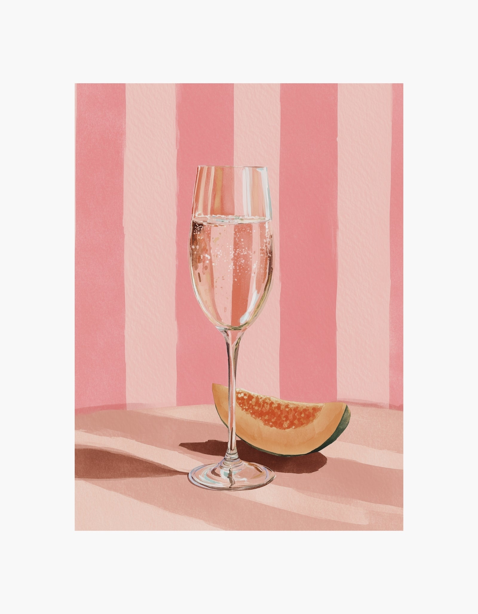 Cocktail Rosé Poster
