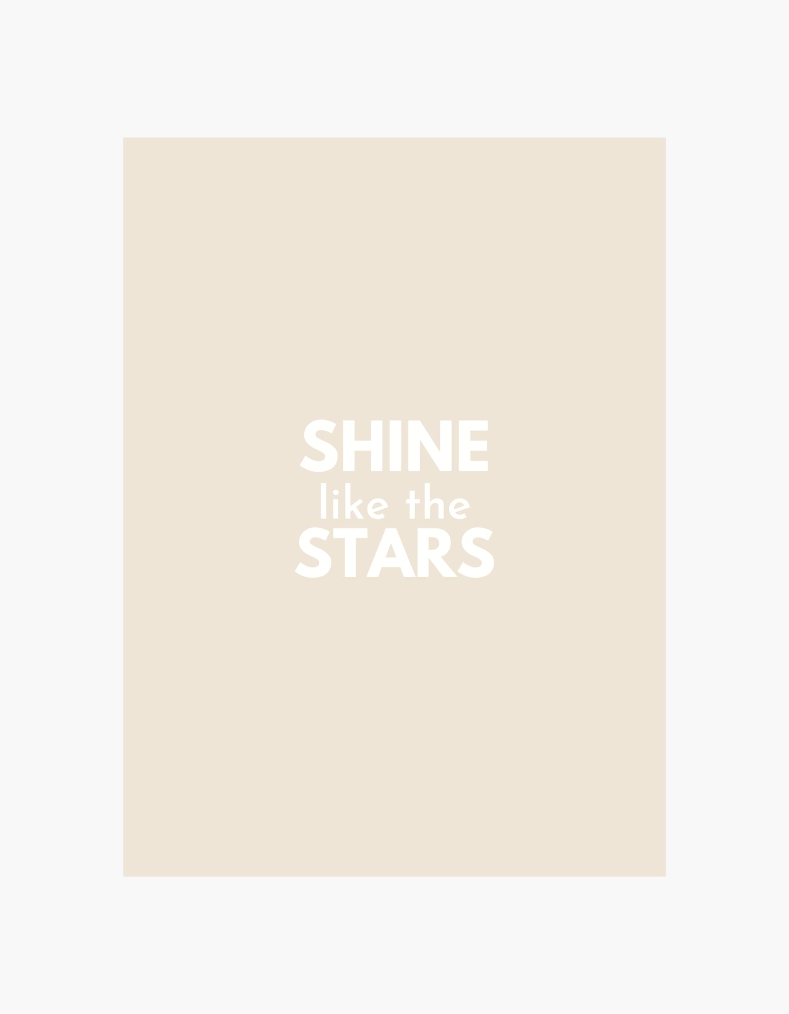 Shine Like the Stars Poster