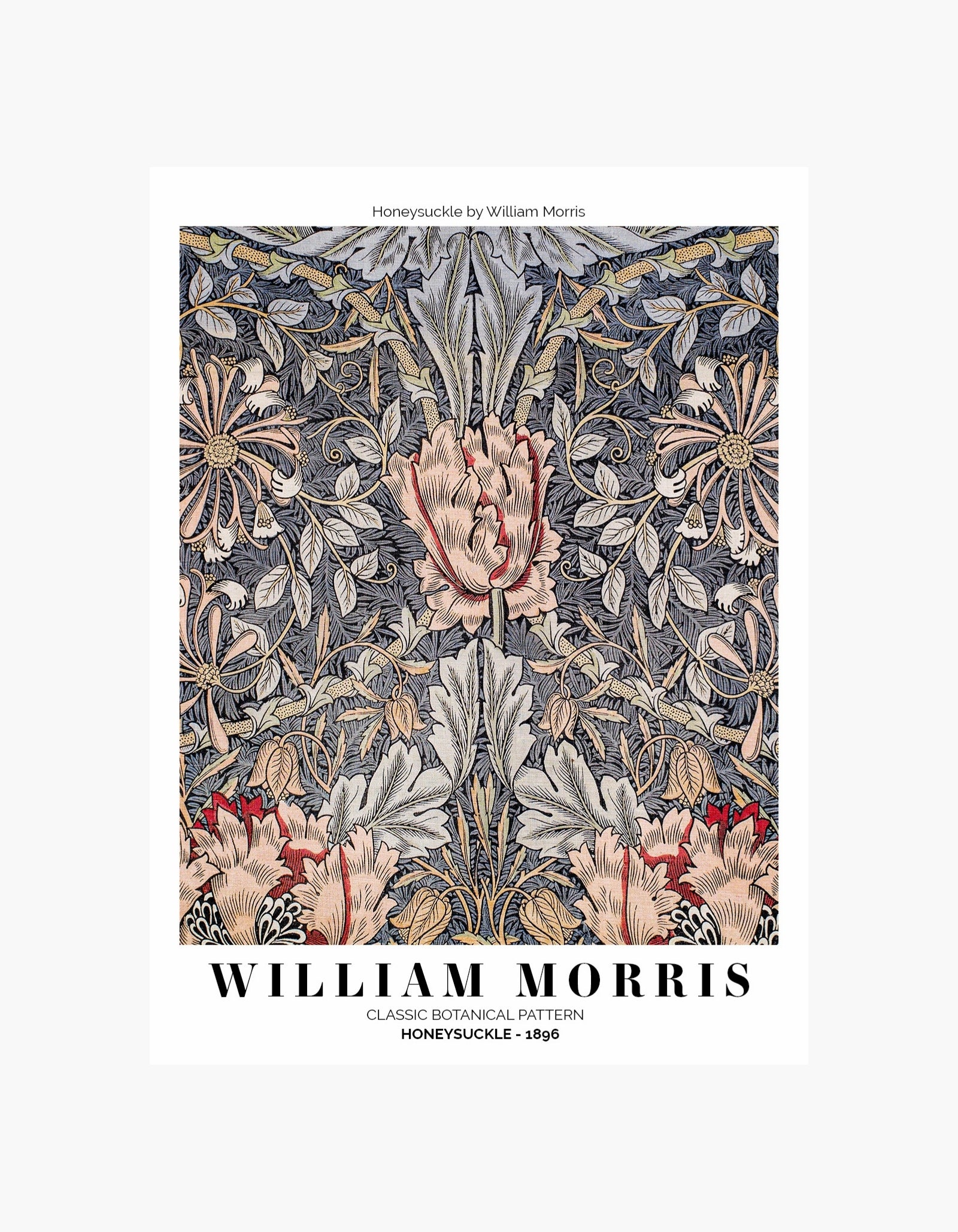 William Morris Honeysuckle Poster