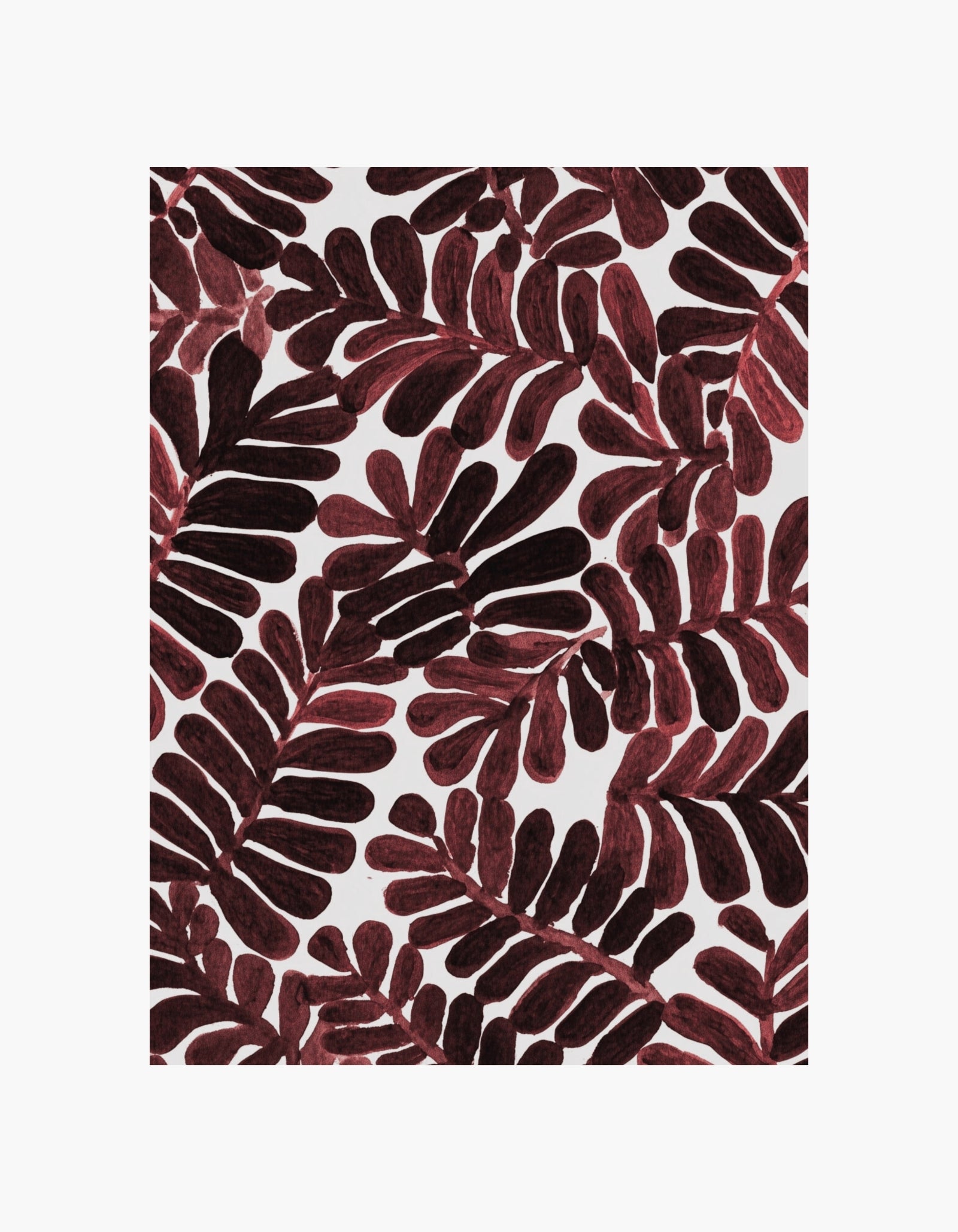 Crimson Leaves Poster